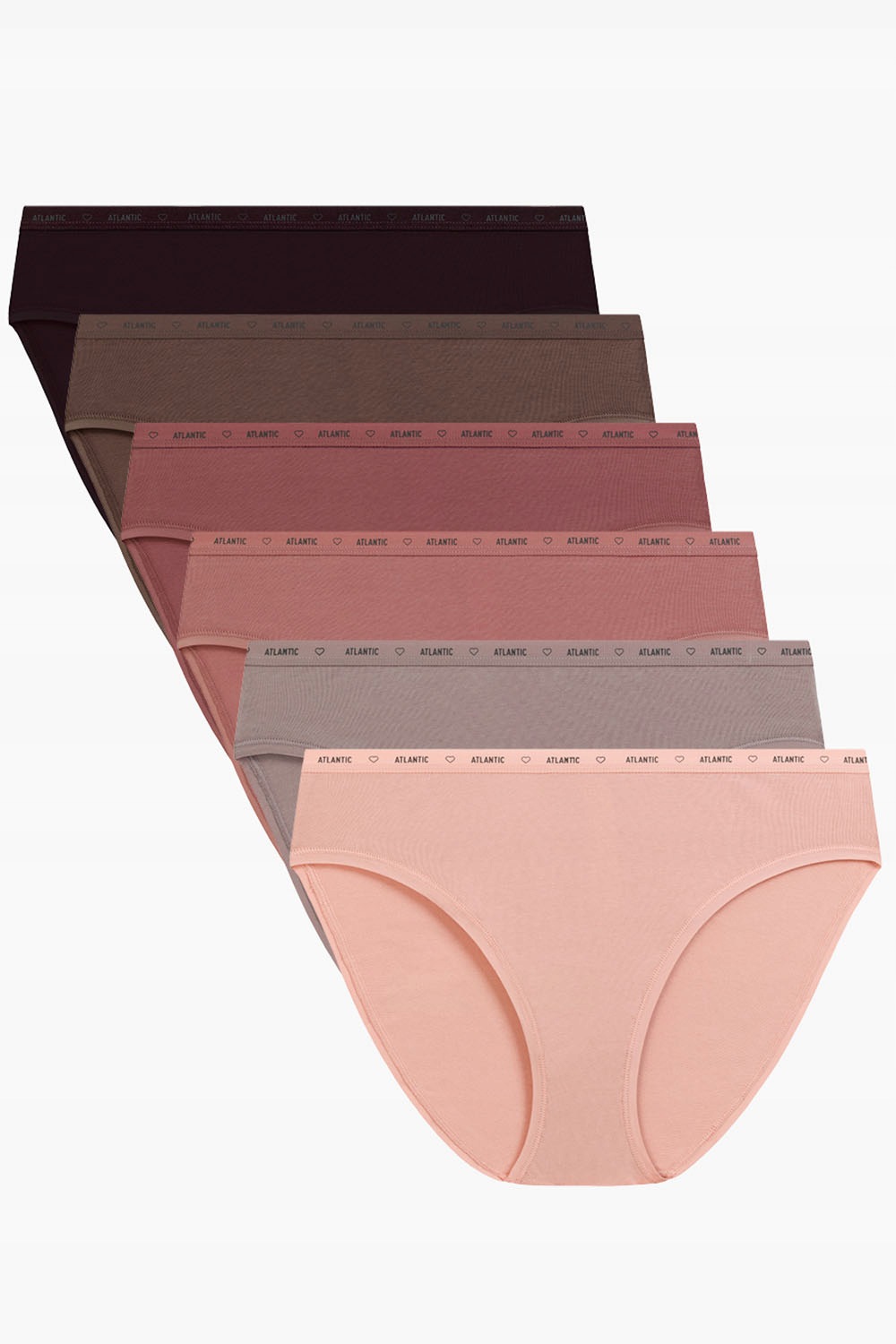Kalhotky kalhotky Atlantic 6CLP-010 6-pack br/rjas/vel/brjas/brcie/rcie L