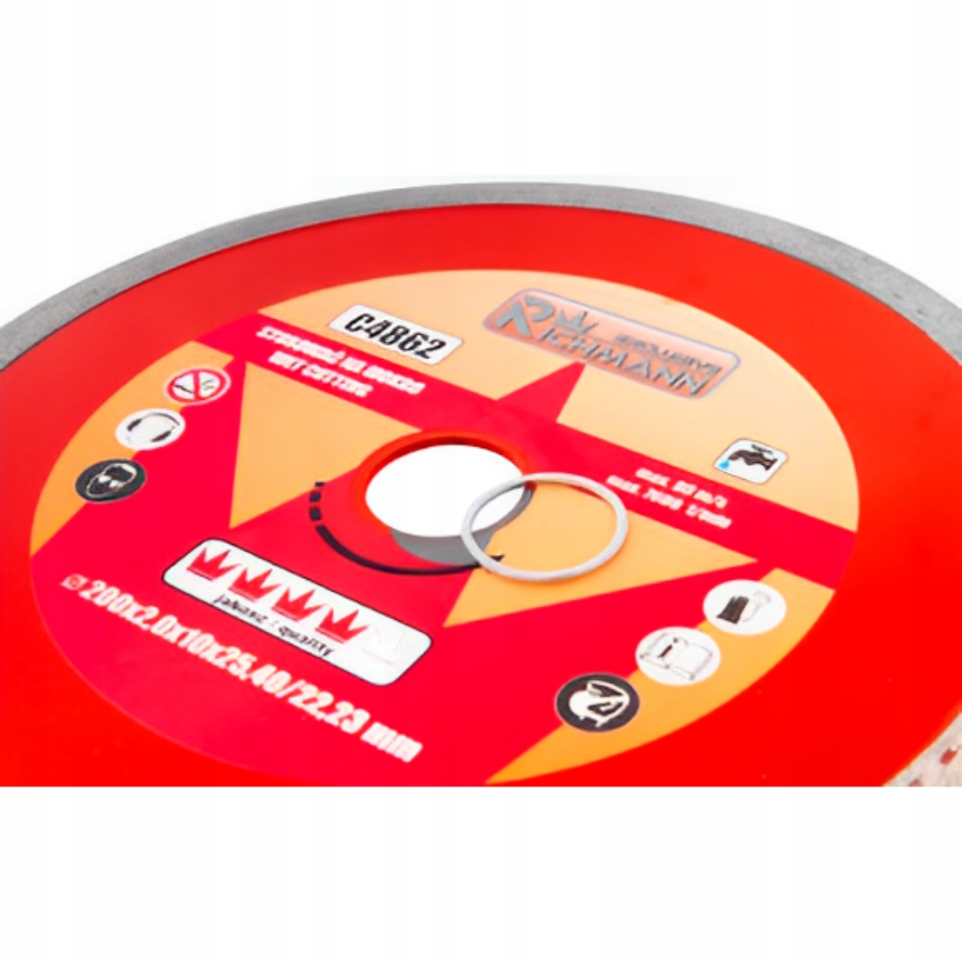 TARCZA DIAMENTOWA PEŁNA CIENKA 200x2 25,4/22,23 GRES CERAMIKA RICHMANNC4862 Marka Corona/Richmann