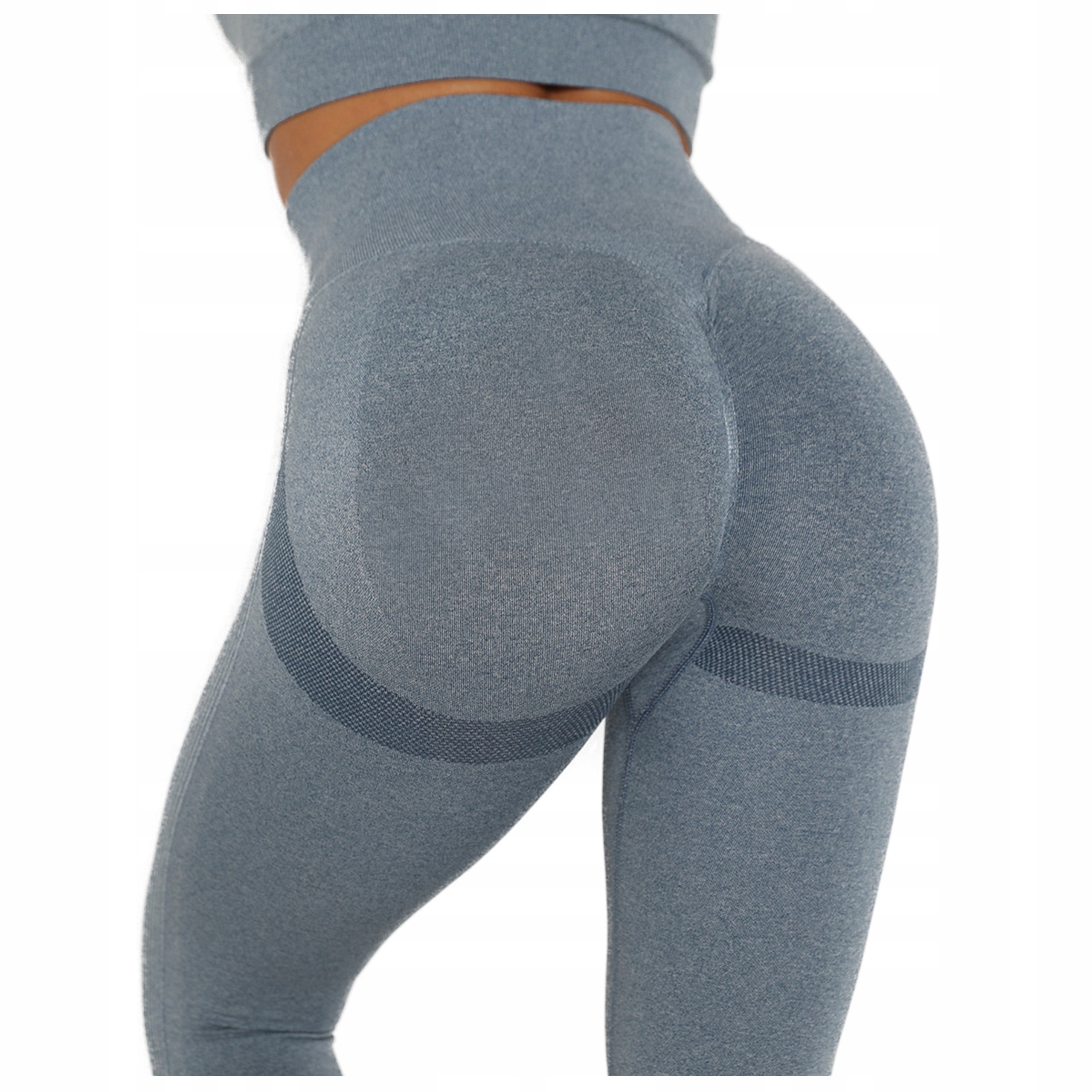 Legginsy sportowe Leginsy damskie Push Up Modelujące getry Wysoki Stan S