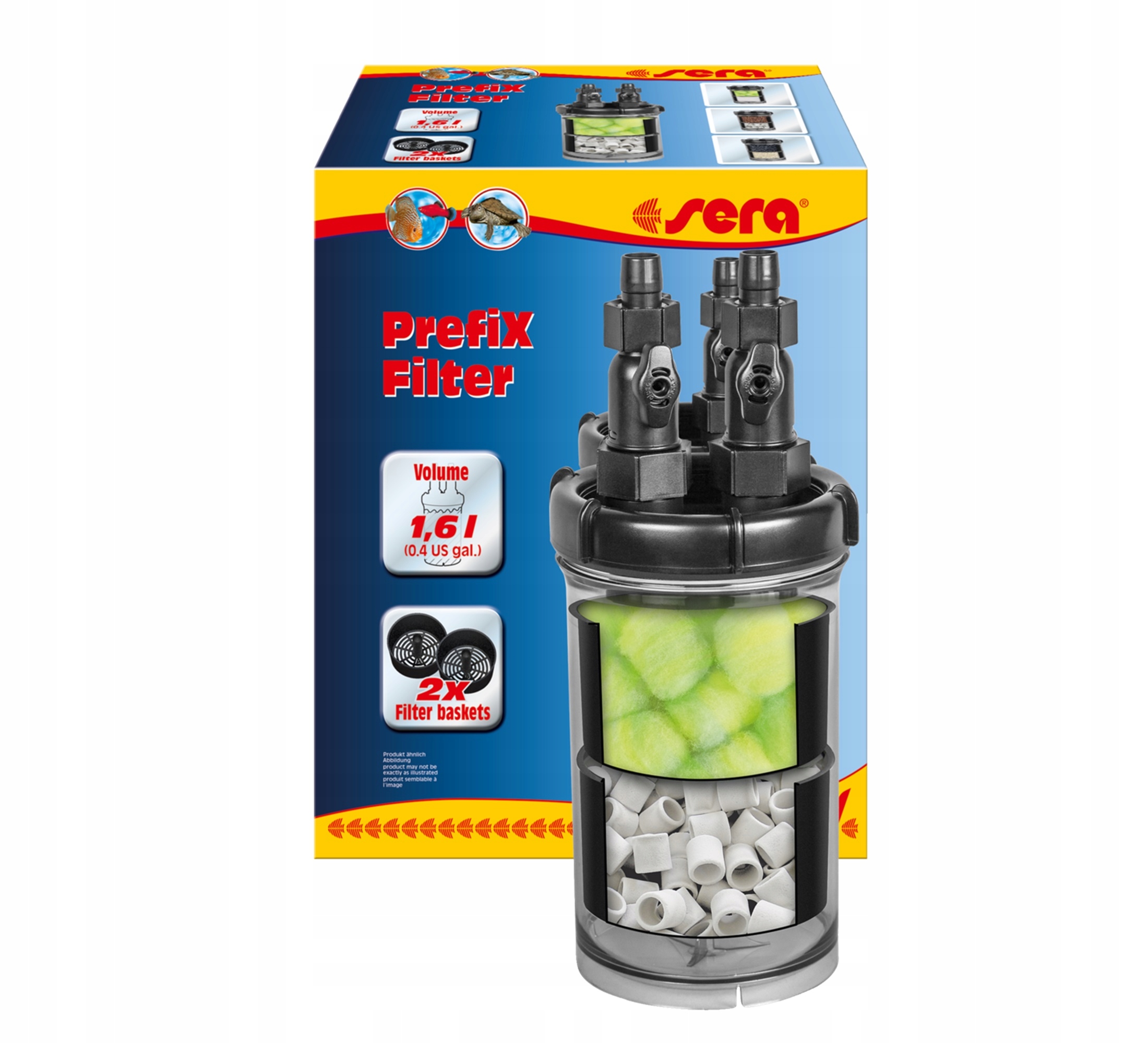 

Sera Prefix Filter Prefiltr Do Pomp i Filtrów Zewn