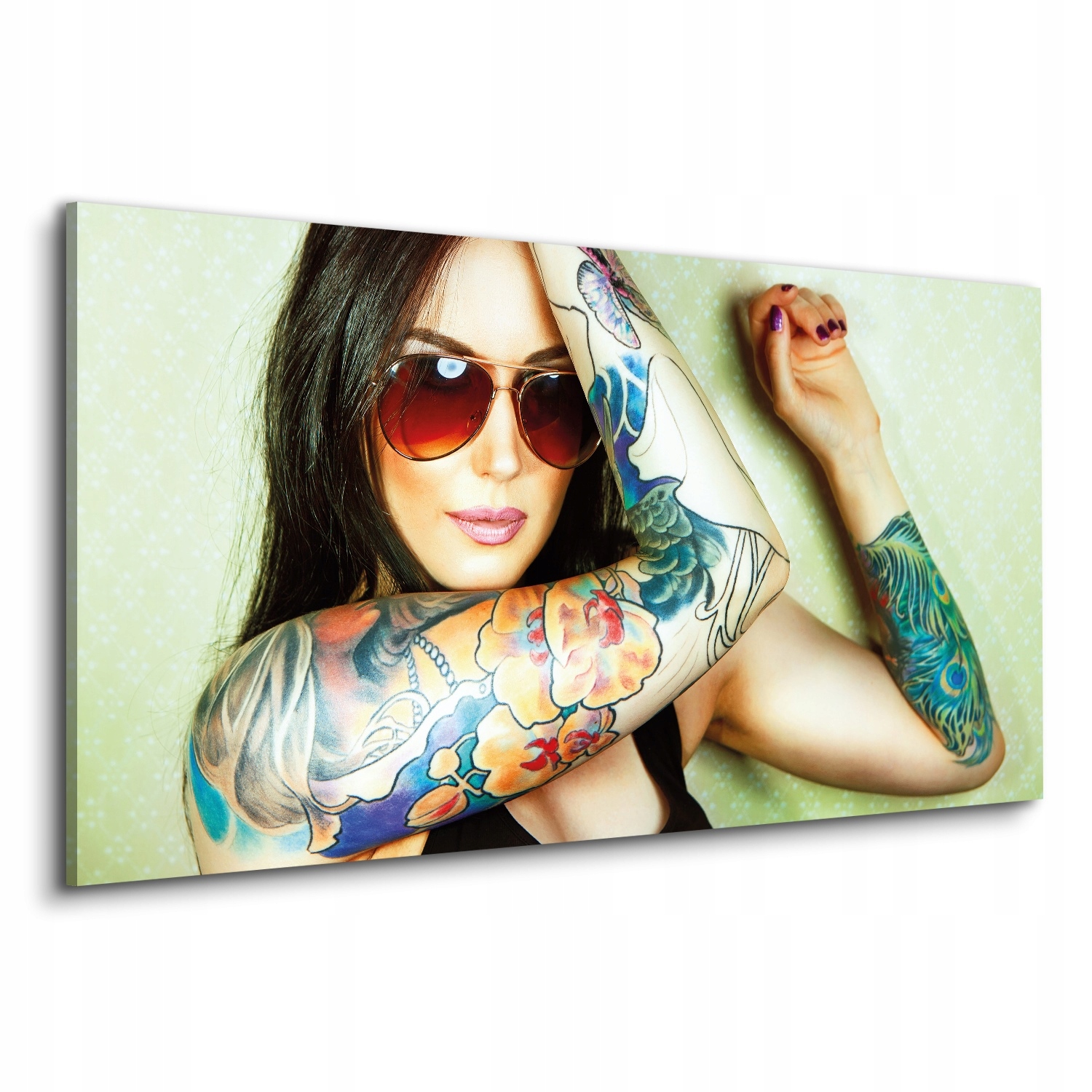 Obraz na stěnu canvas 120x60 Žena tetování tělo