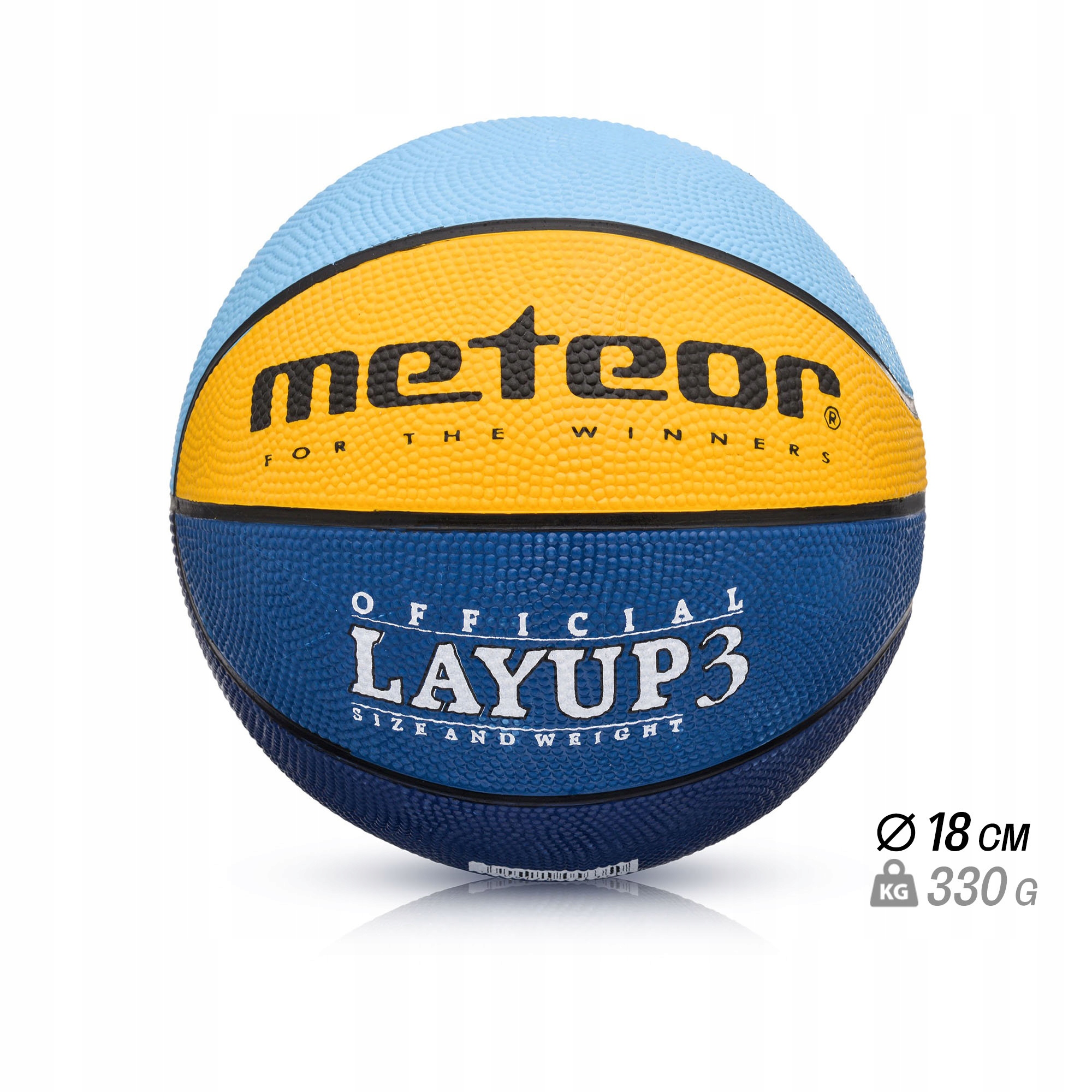 Piłka do koszykówki do kosza treningowa meczowa Basketball Meteor rozmiar 3 Marka Meteor