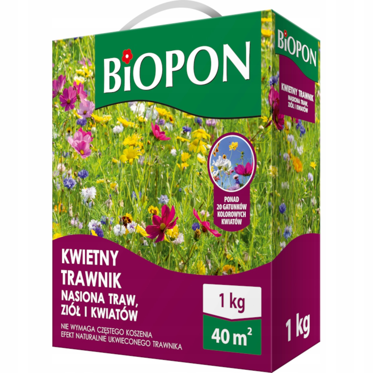 

Biopon Kwietny Trawnik Mieszanka Nasion Łąka 1kg