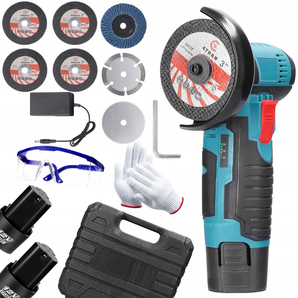 Kompaktowa Szlifierka Kątowa Przenośna Szlifierka Zasilana Akumulatorowo