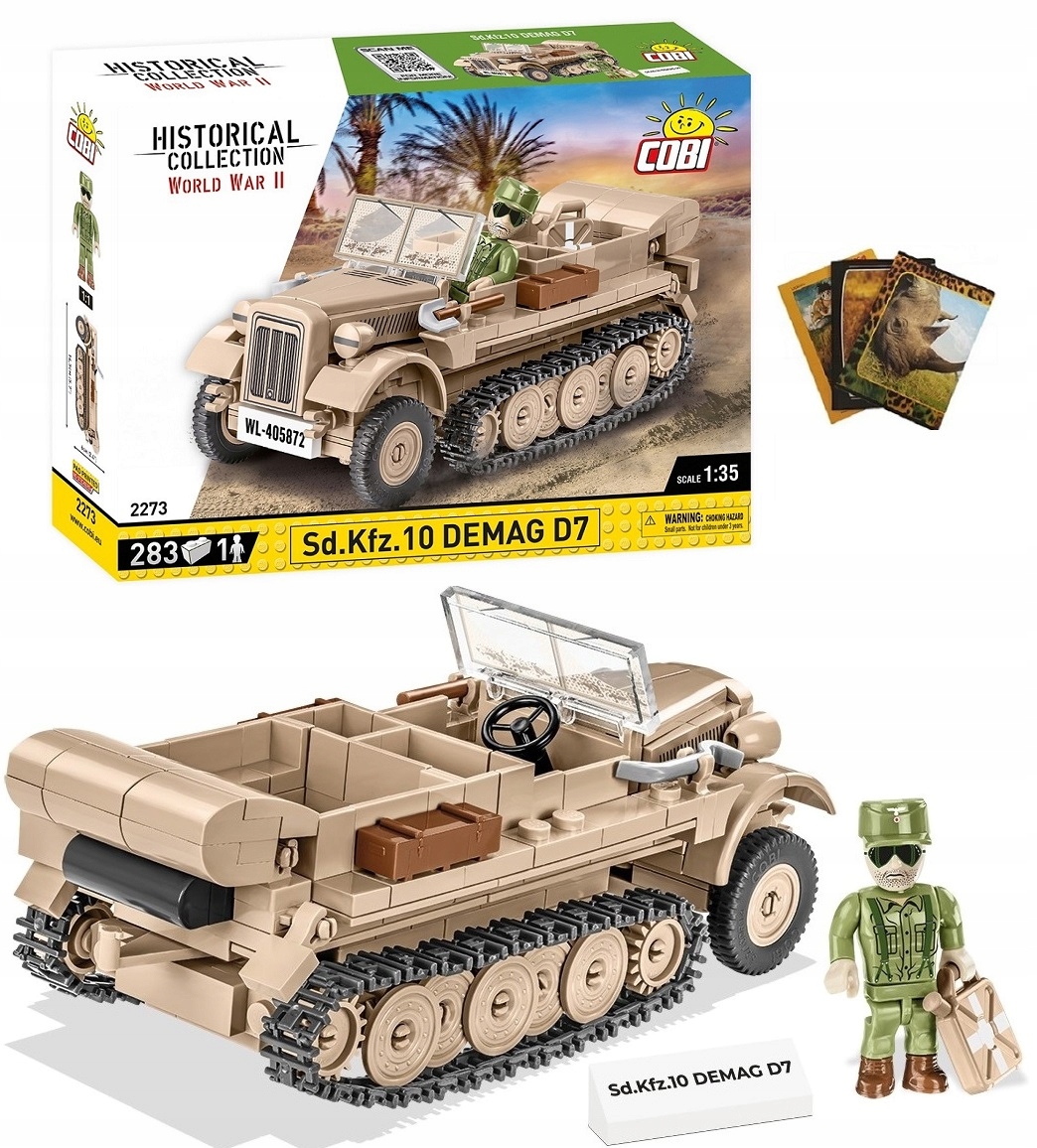 

Cobi 2273 Ciągnik Artyleryjski Sd. Kfz 10 Demag D7
