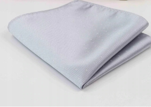 POSZETKA chusteczka szara/ srebrna