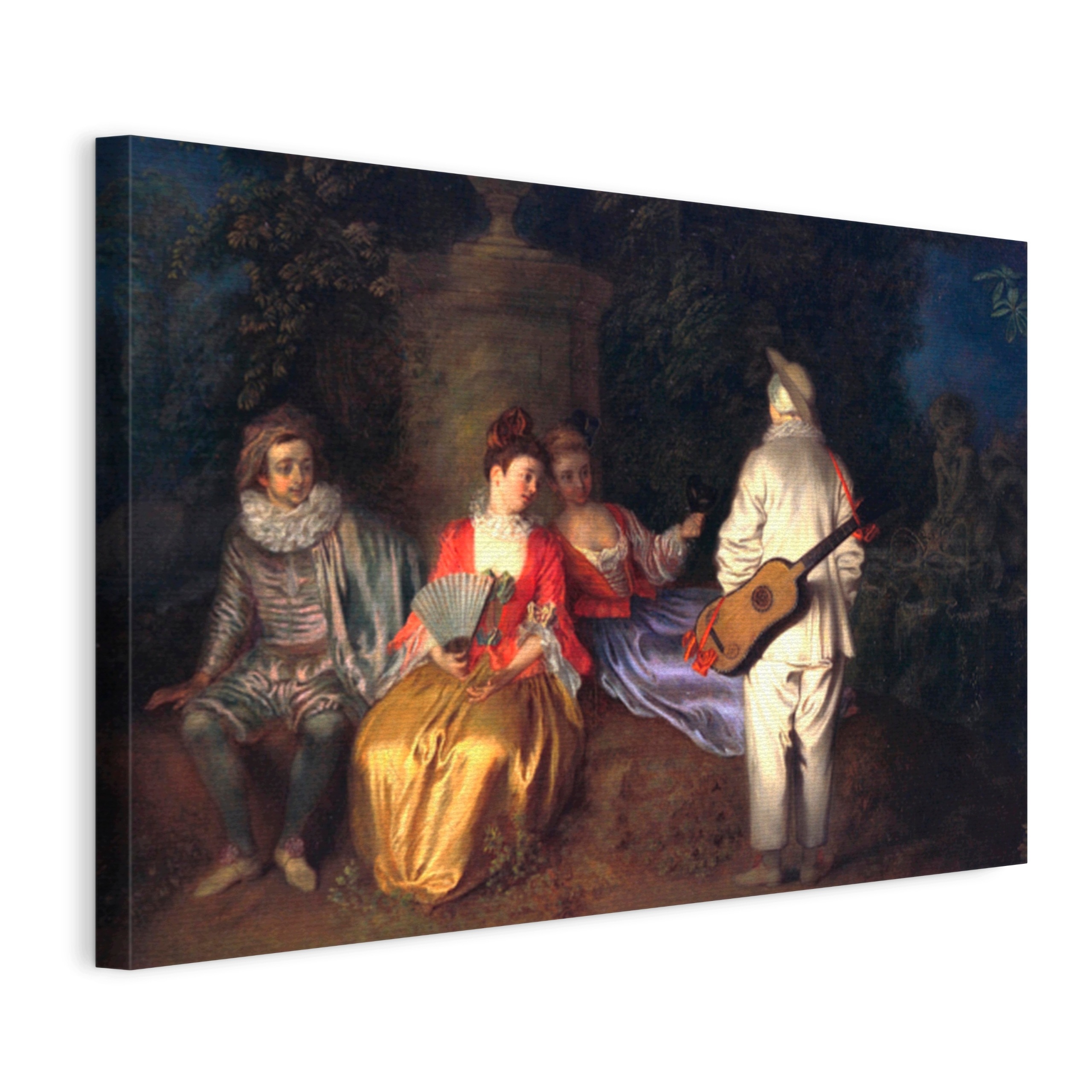 Obraz na plátne Antoine Watteau Partia v štvorci 120x80