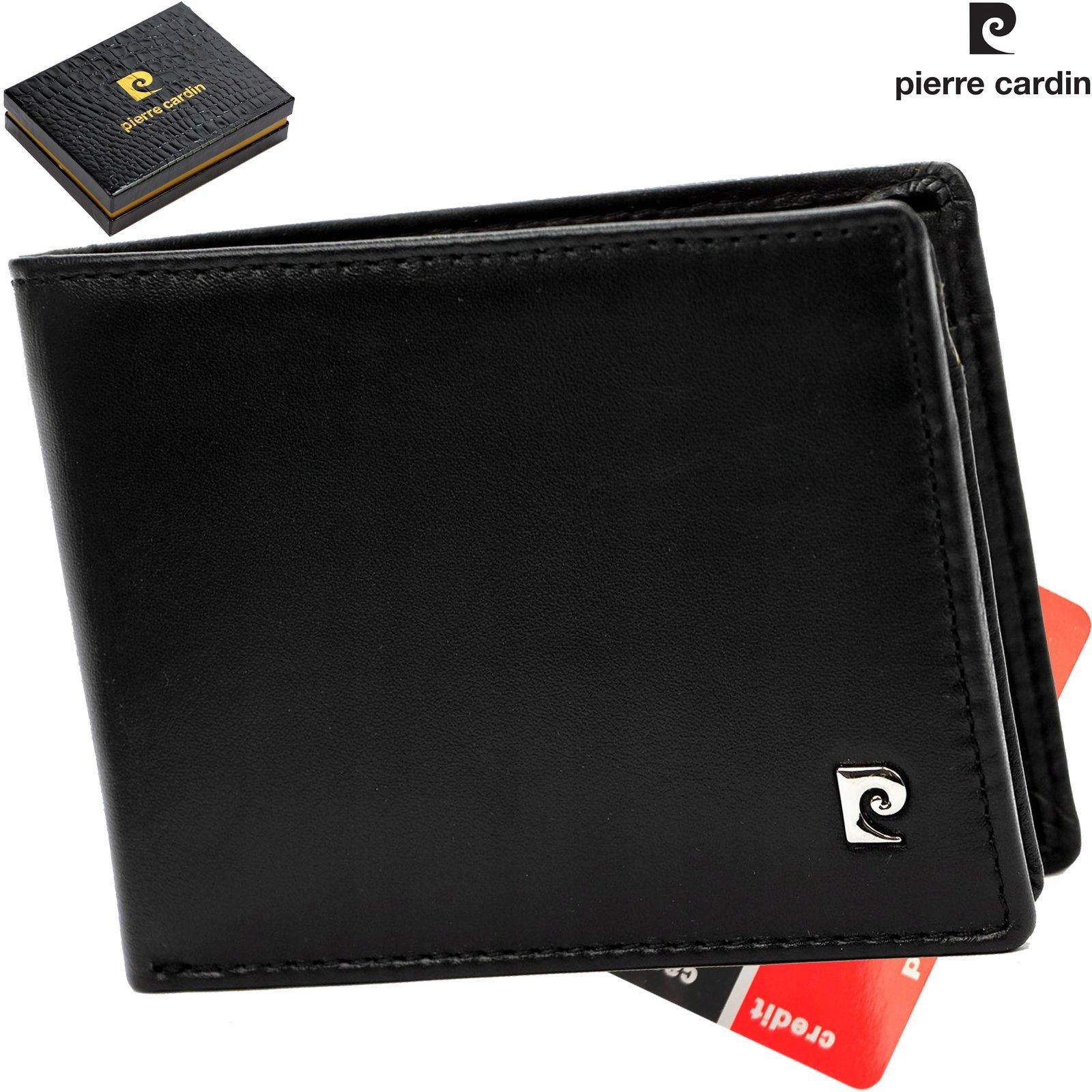 Originální Středně Velká Pánská Peněženka Z Měkké Přírodní Kůže Pierre Cardin