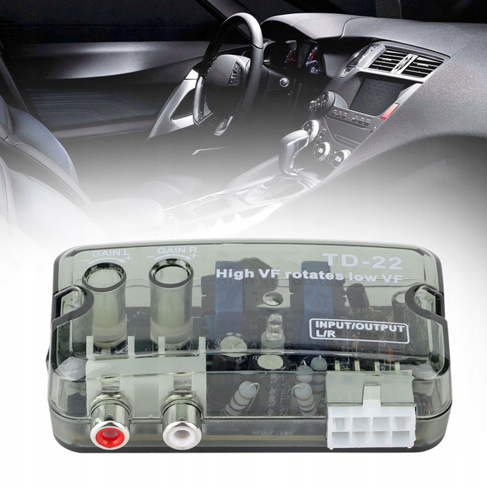 SAMOCHODOWY KONWERTER AUDIO KONWERTER GŁOŚNIKÓW Kod producenta QC21240