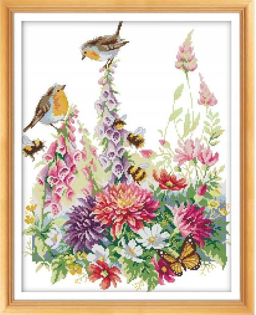 Kanva s potiskem- kanva, mulina, sada