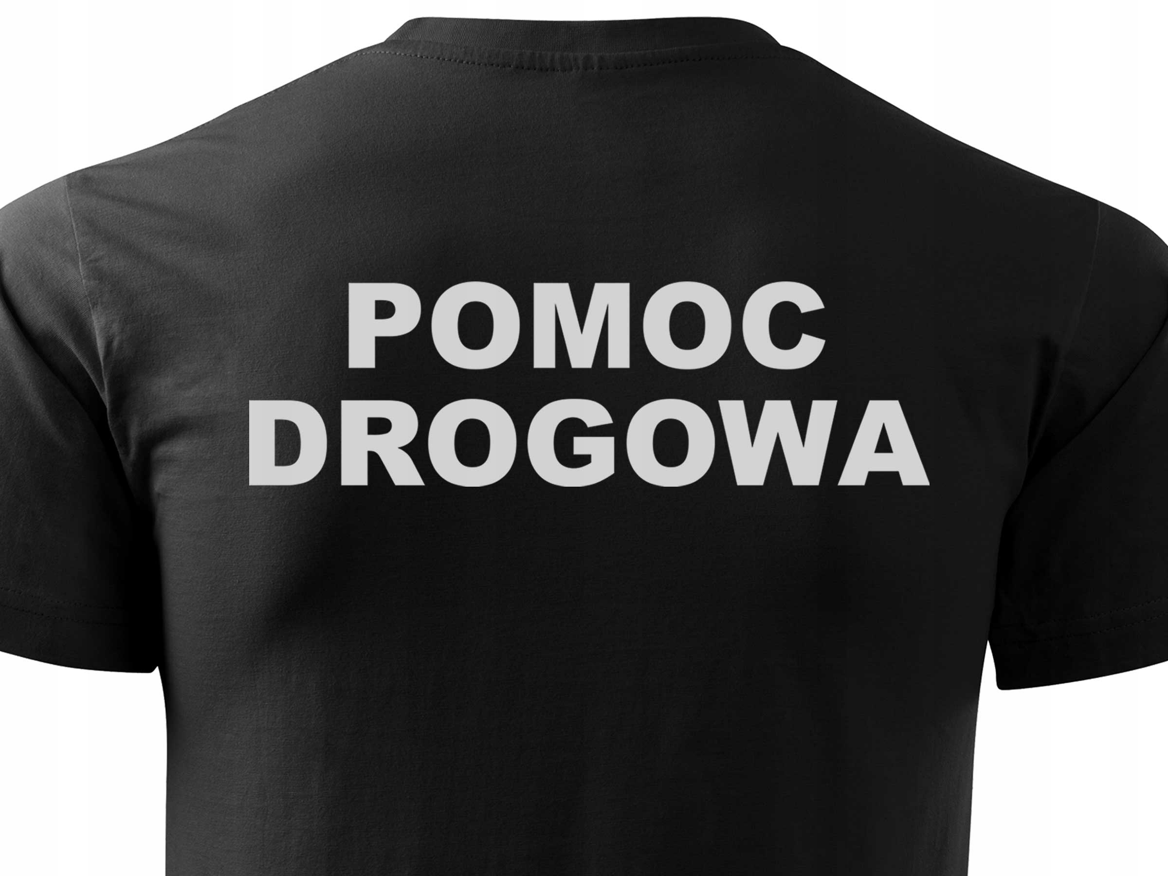 

Koszulka Z Nadrukiem Odblaskowym Pomoc Drogowa XL