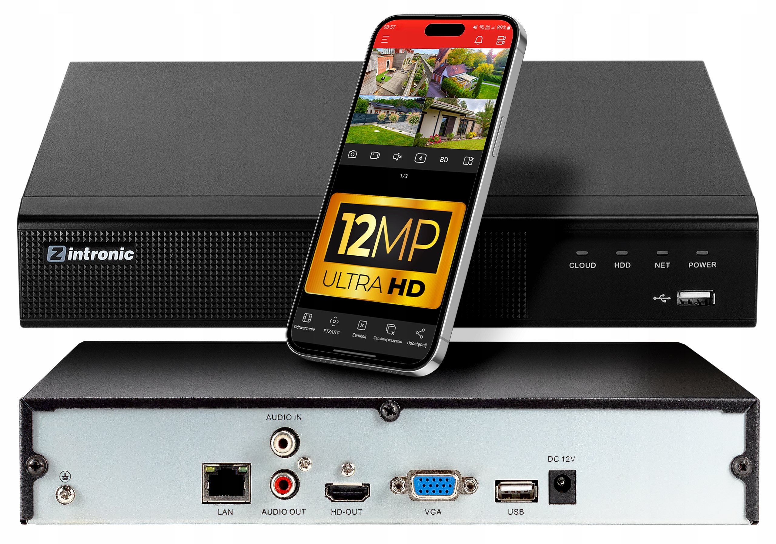 Rejestrator Zintronic 16 kanałowy IR16S18MP