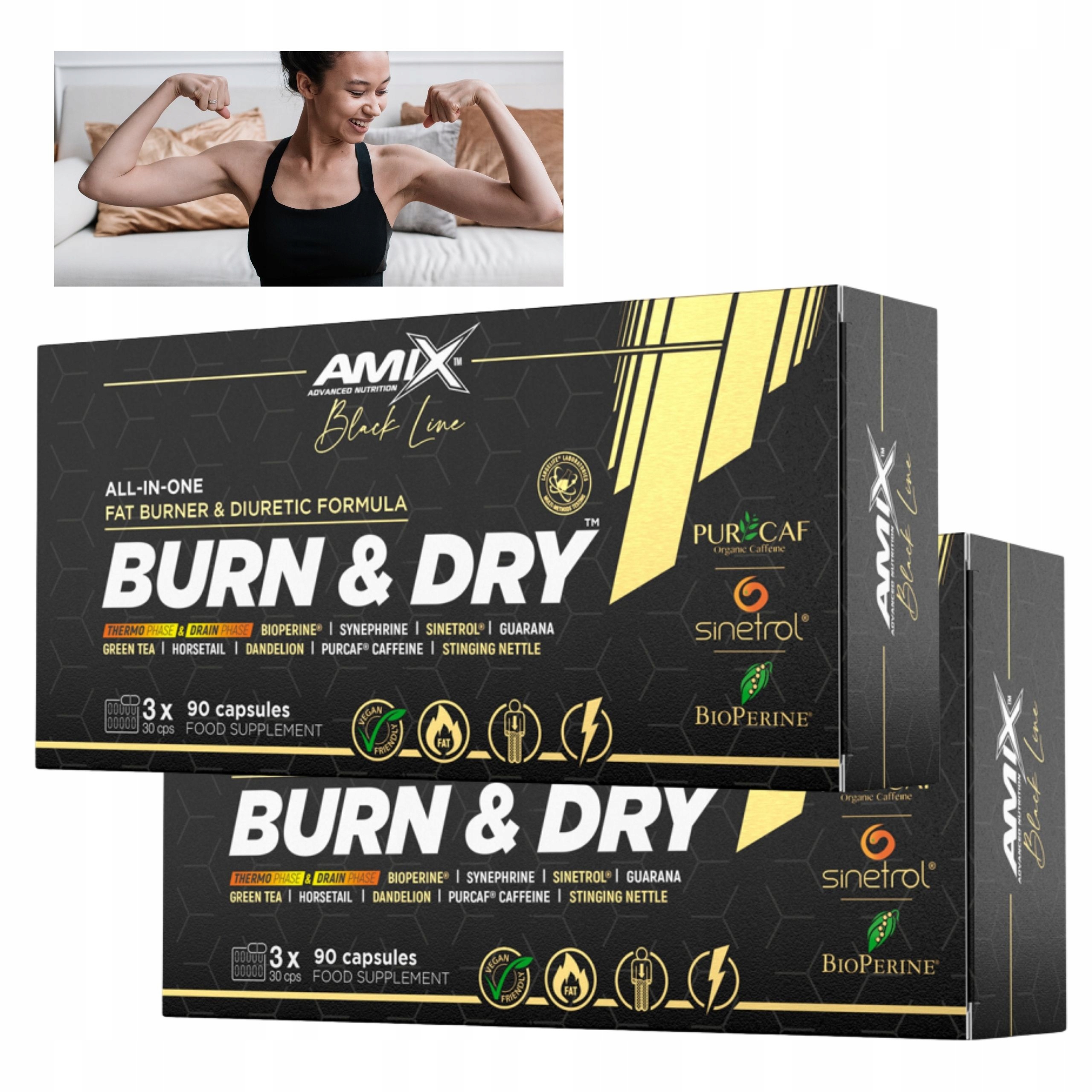 Nejsilnější Spalovač Tuku z břicha pro ženy Silný diuretikum Guarana