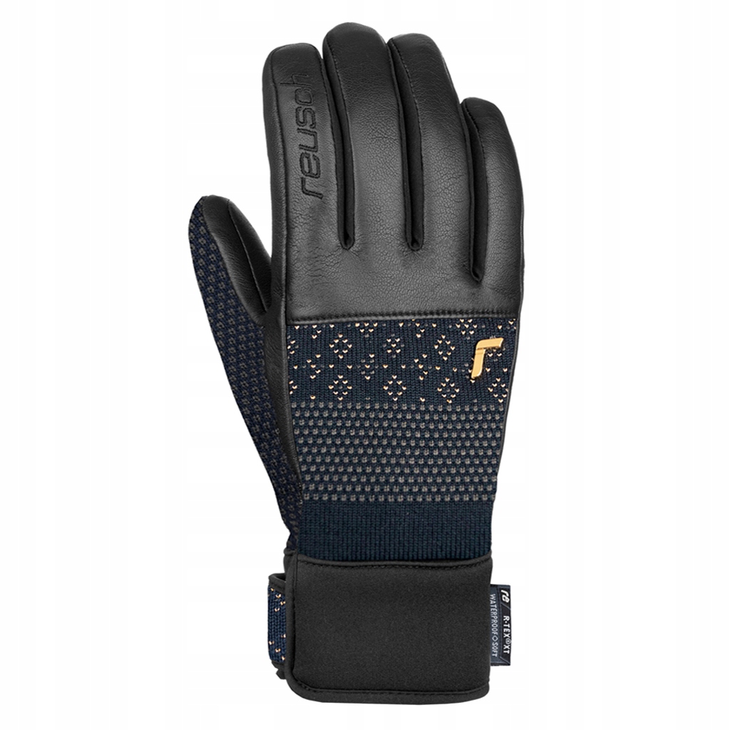 Lyžařské rukavice Reusch Re:Knit Elisabeth R-tex Xt Granátové, velikost 6,5