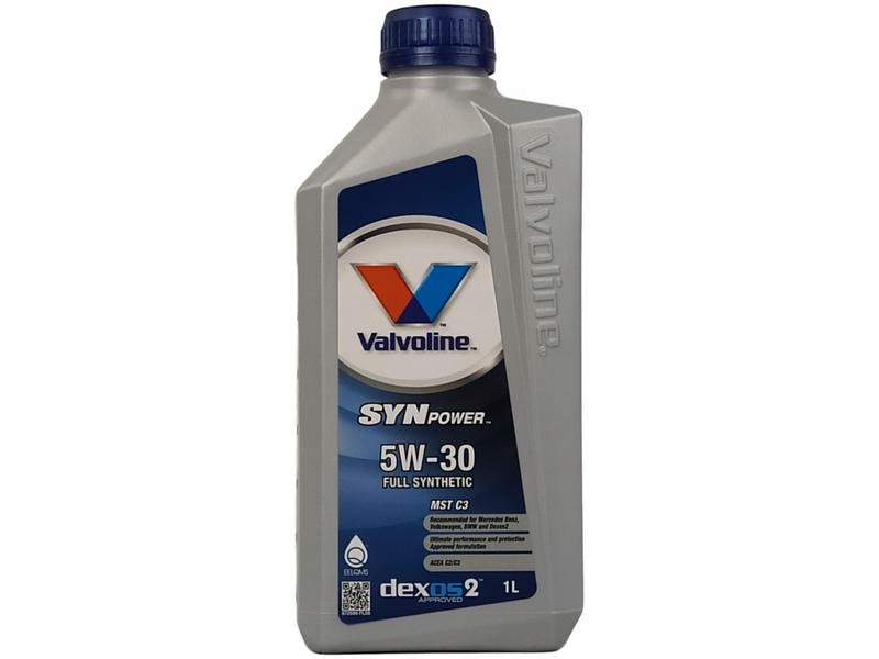 VALVOLINE SYNPOWER MST C3 5W30 SN/CF DEXOS2 6L Producent Valvoline