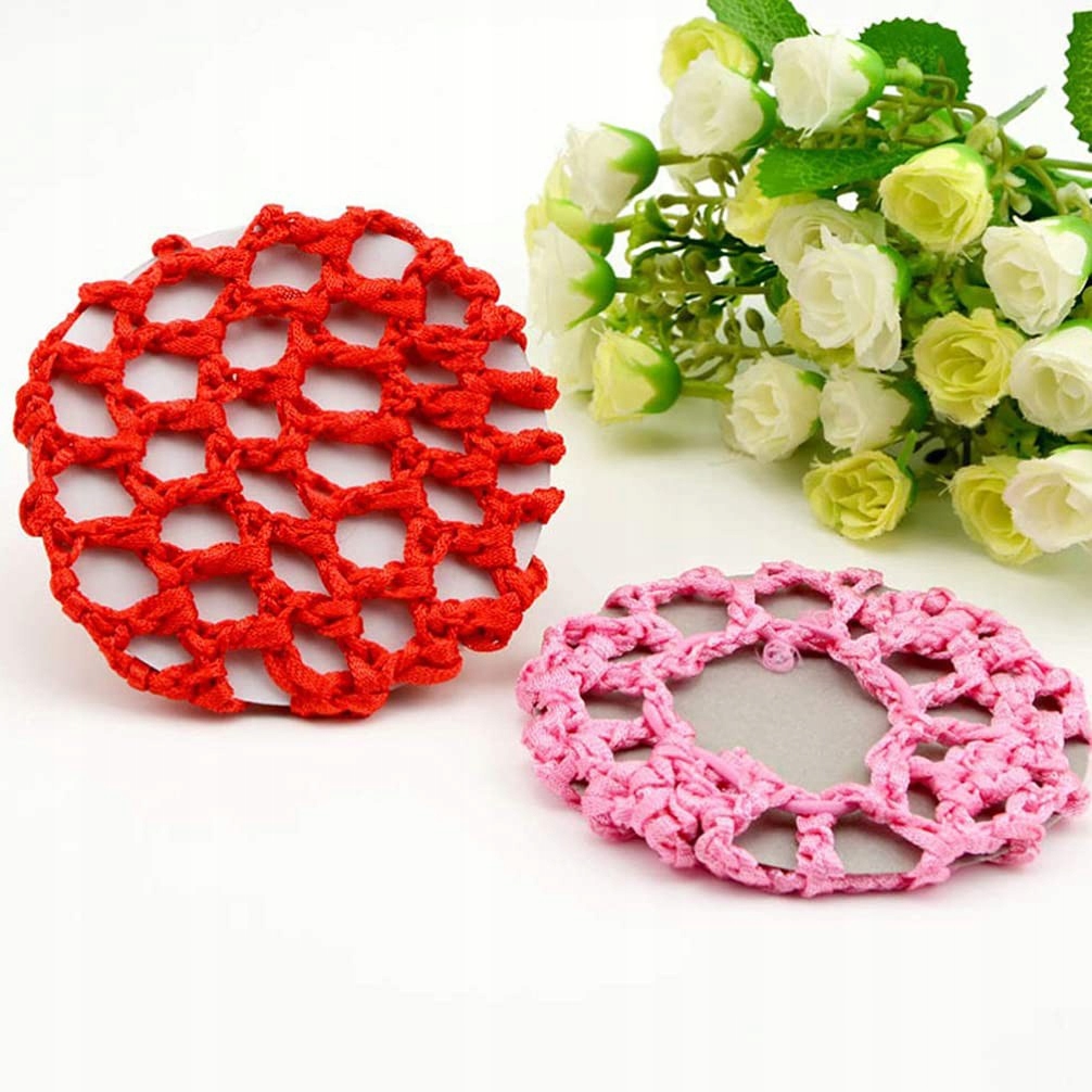 Siatka Na Kok Siateczka Baletowa Do Koka Różowa Model siatka na kok