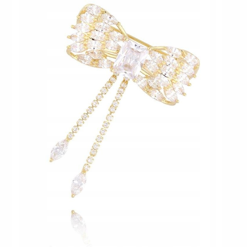 Brož brož By Dziubeka – skleněné křišťály