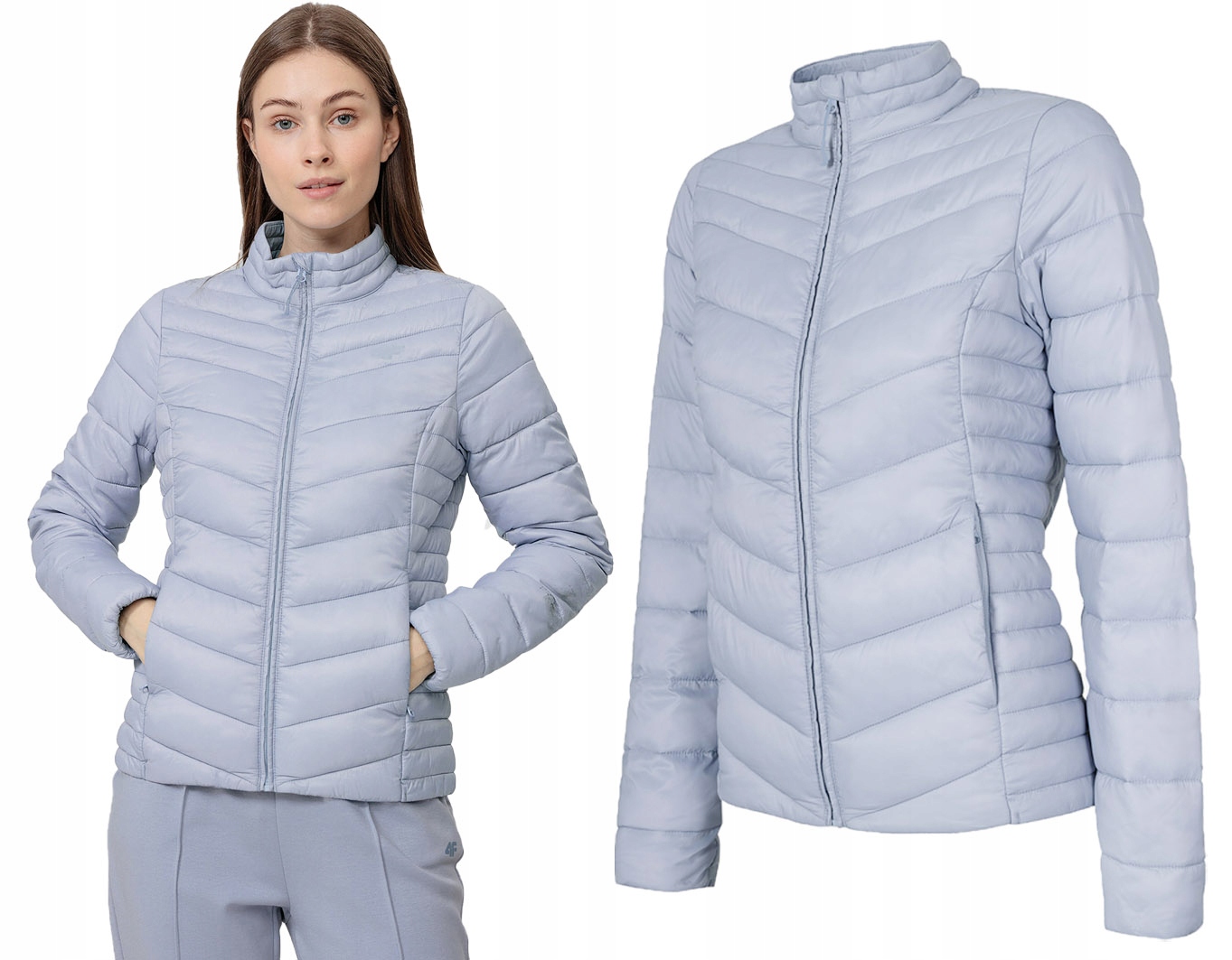 Dámská péřová bunda 4F KUDP003 prošívaná, velikost M