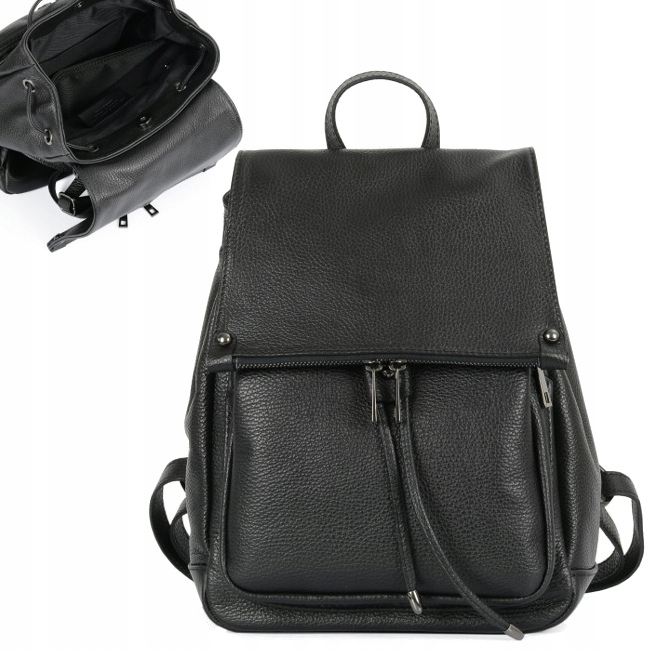 

Plecak ze skóry naturalnej Modne plecaki damskie