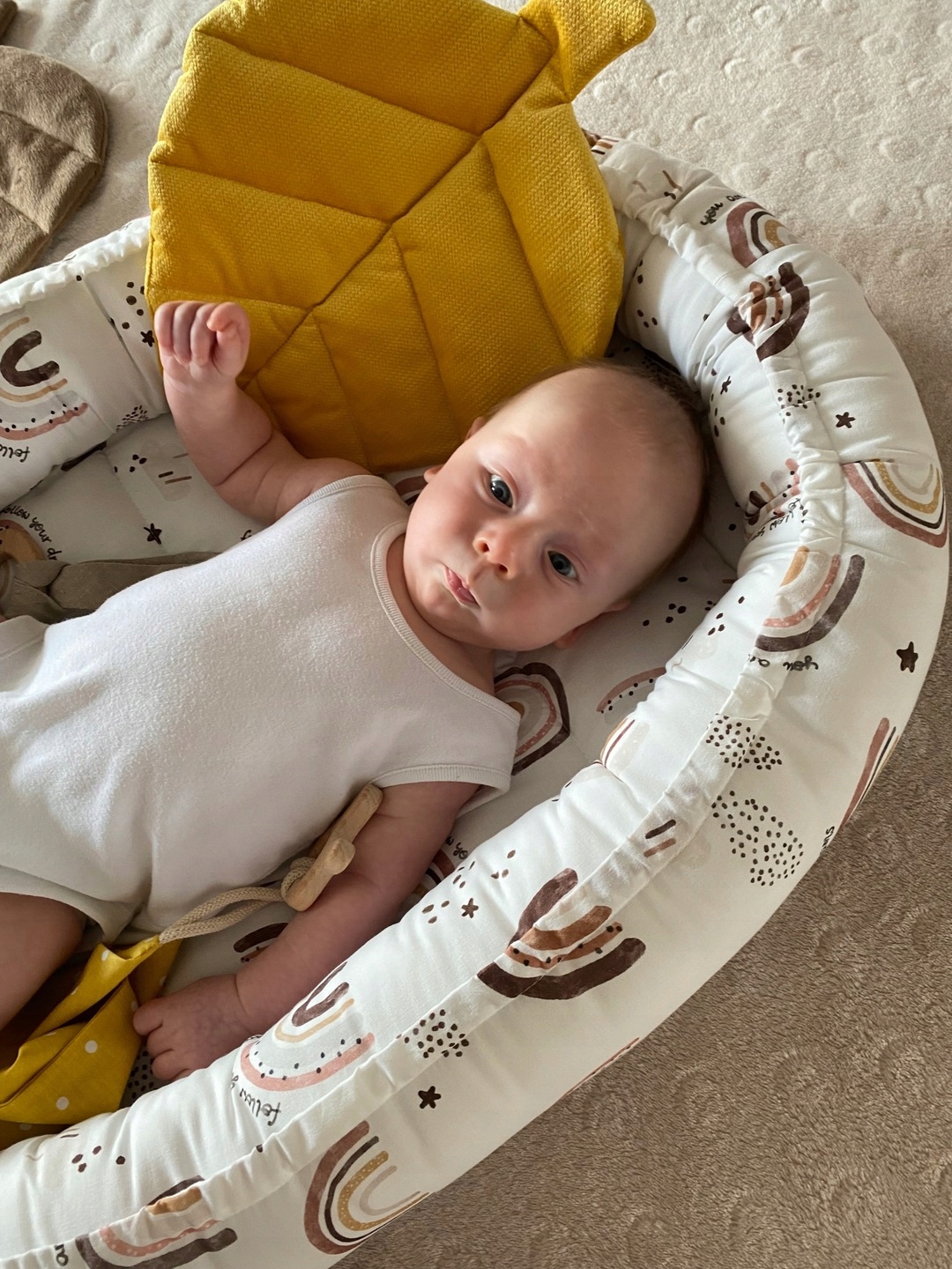 Kokon niemowlęcy gniazdko premium Grzybki Bohater brak