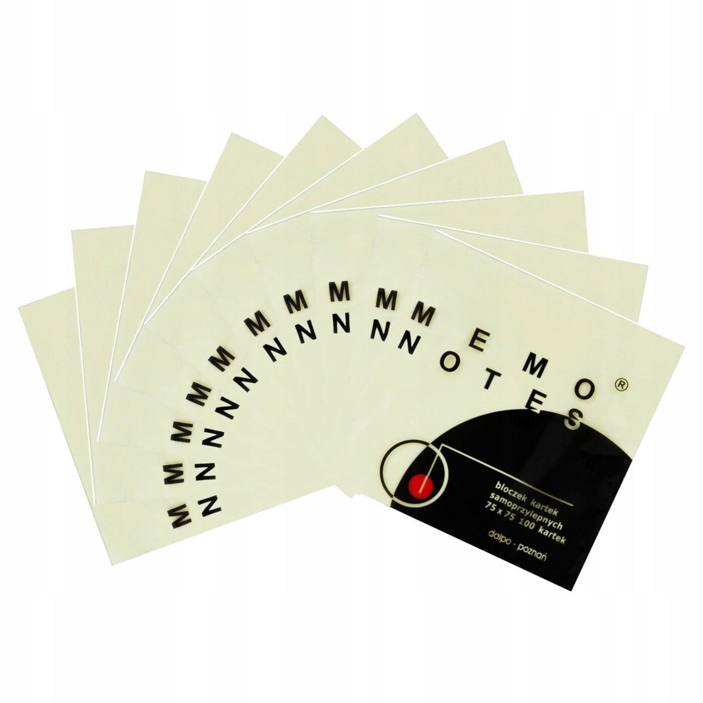 

Notes samoprzylepny 75x75mm 10x100k Dalpo żółty