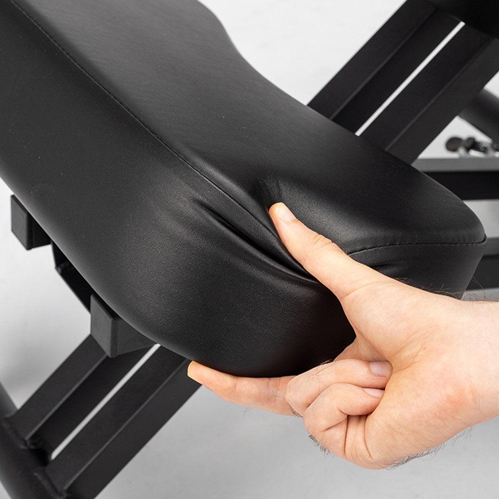 KLĘKOSIAD KRZESŁO ERGONOMICZNE FOTEL BIUROWY REGULACJA WYSOKOŚCI HABYS Szerokość mebla 55.4 cm