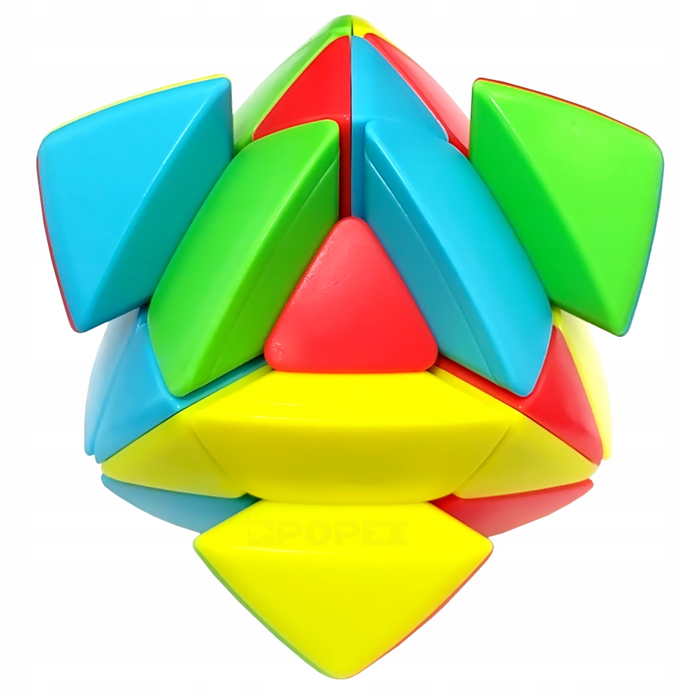 KOSTKA PIRAMIDA MASTERMORPHIX TRUDNIEJSZA + PODSTAWKA PREZENT DZIEŃ DZIECKA Materiał plastik