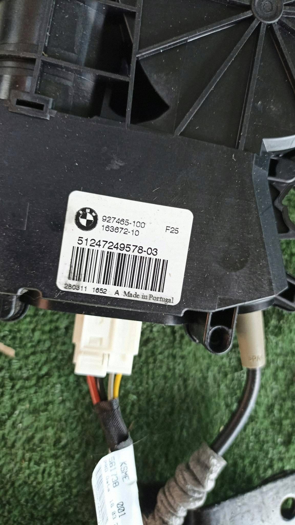 BMW X3 F25 lock bonnet boot DOCIAG rear part 7249578