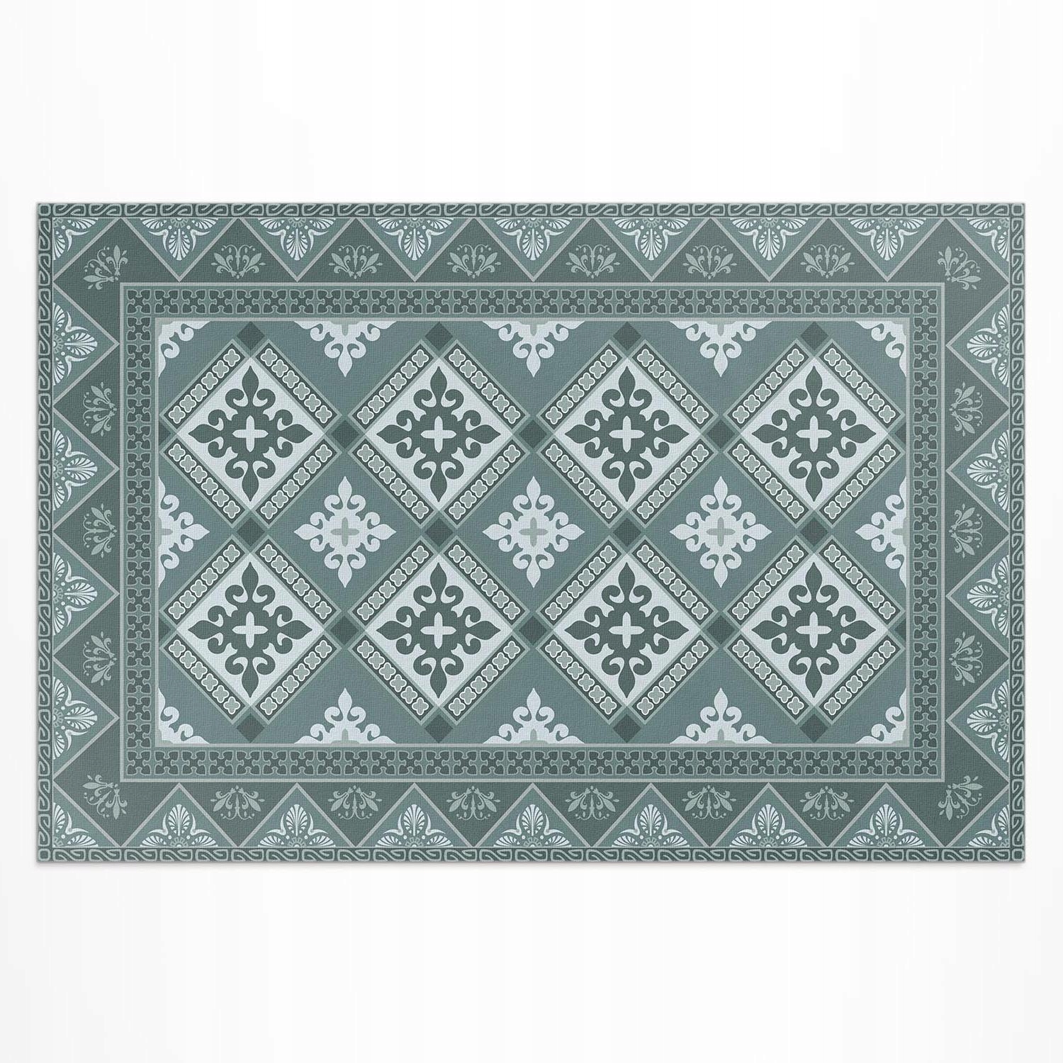 Vinylový koberec na Patio Geometria a ozdobný ornament mozaika 150 x 100 cm