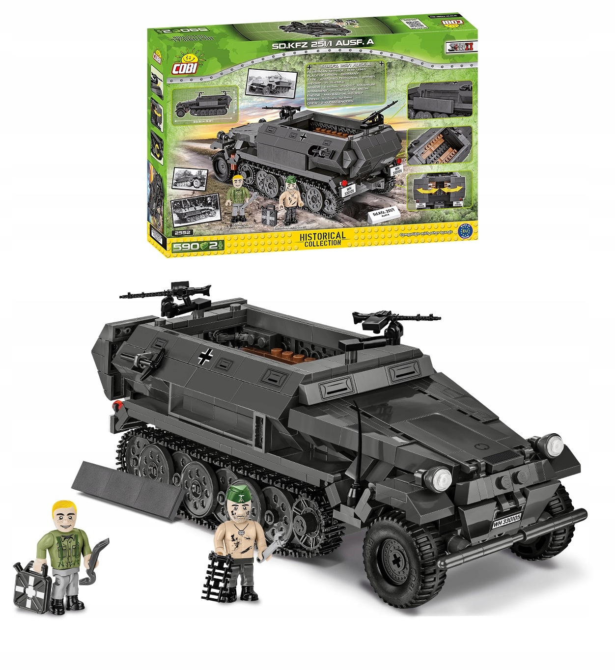 

Cobi 2552 Transporter Opancerzony SD.KFZ.251