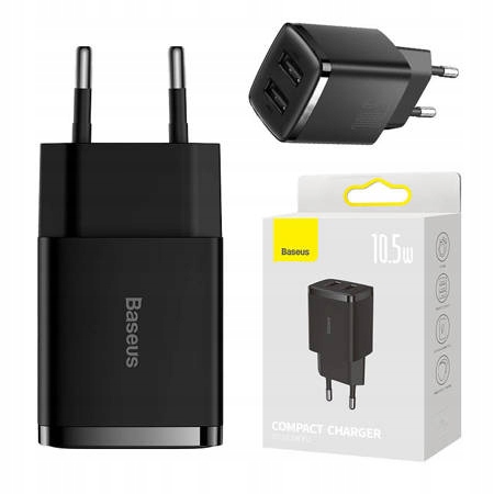 

Ładowarka Sieciowa Baseus 2X Usb 10.5W