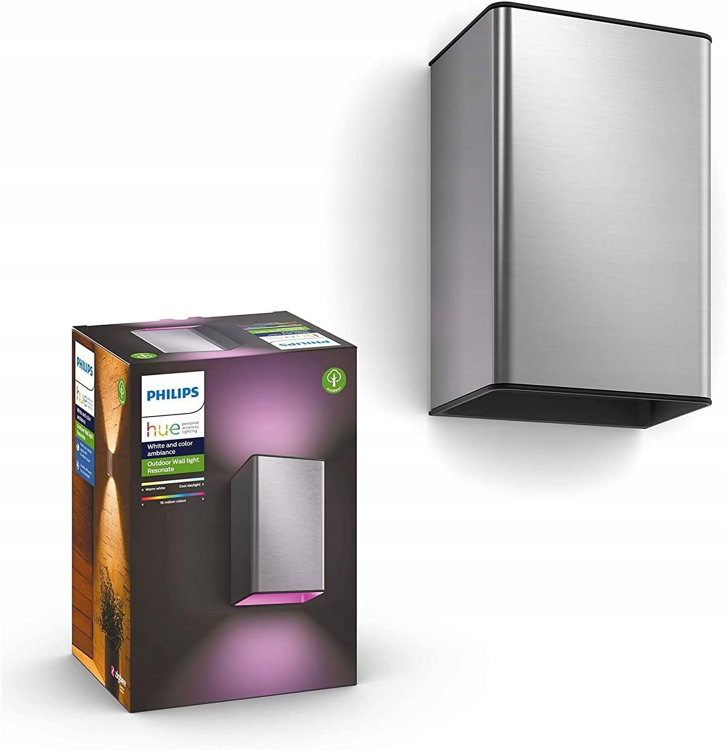 Philips Hue Resonate White and Color Led Lampa Vonkajšie Nástenné Svietidlo