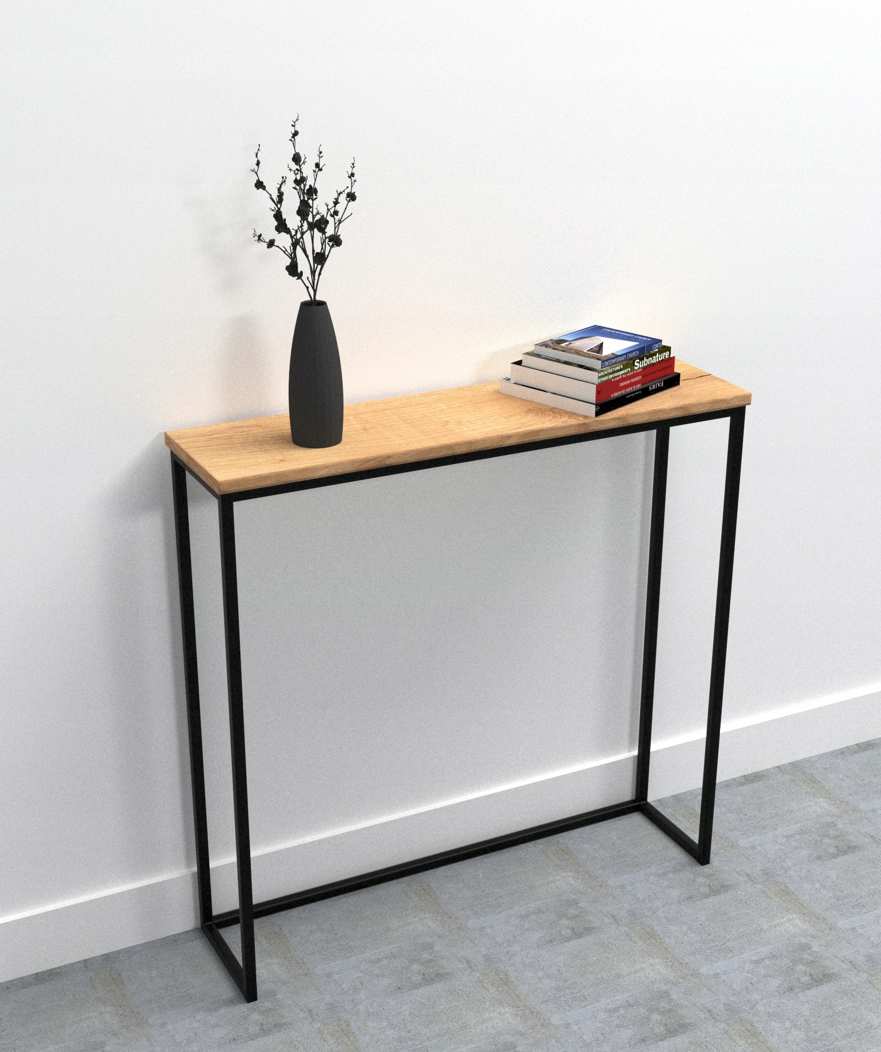 KONSOLA LOFT TOALETKA 80x80x20 CRAFT ZŁOTY Marka inna