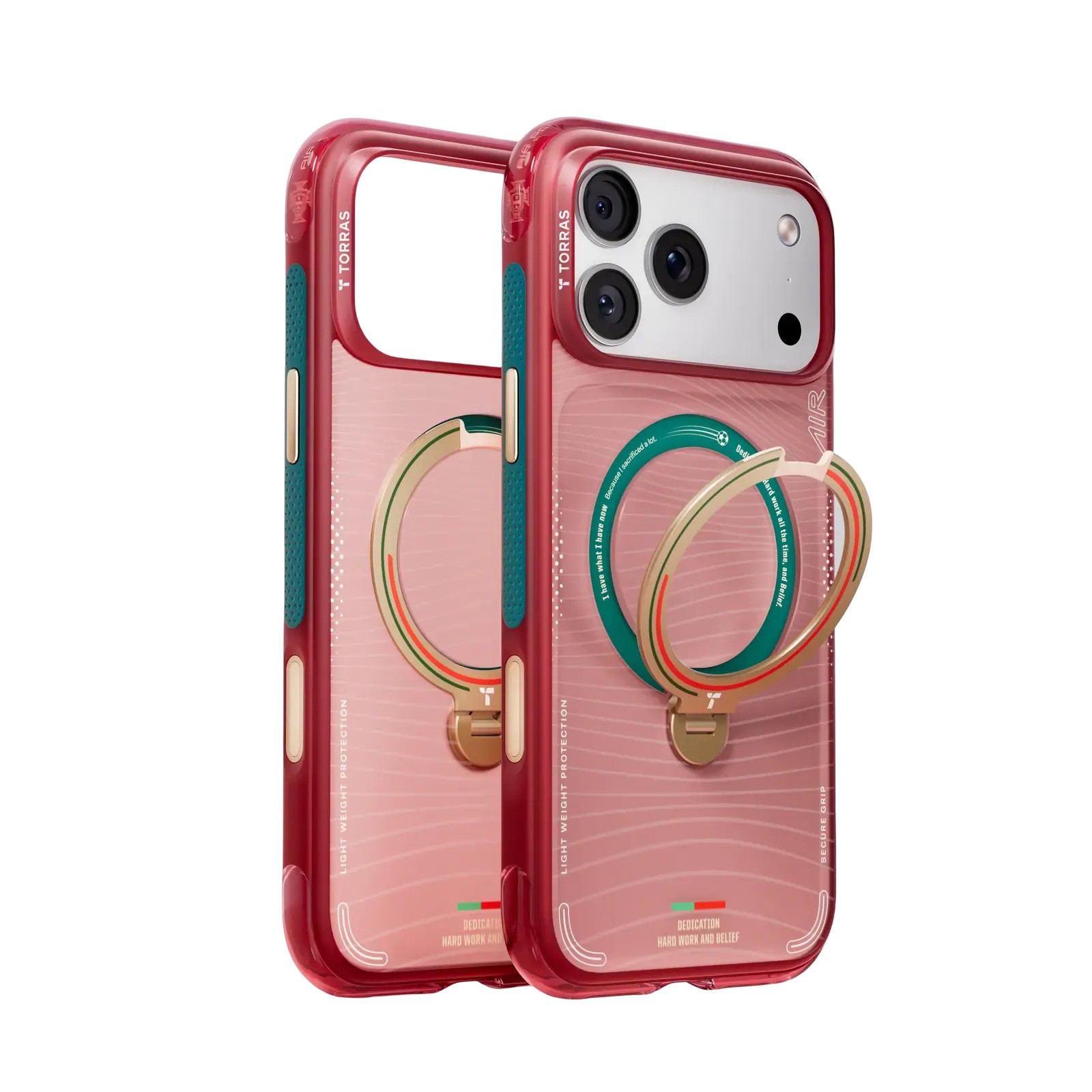 Puzdro na iPhone 17 Pro Max Torras World Cup Ostand Q3 Air s MagSafe Kryt