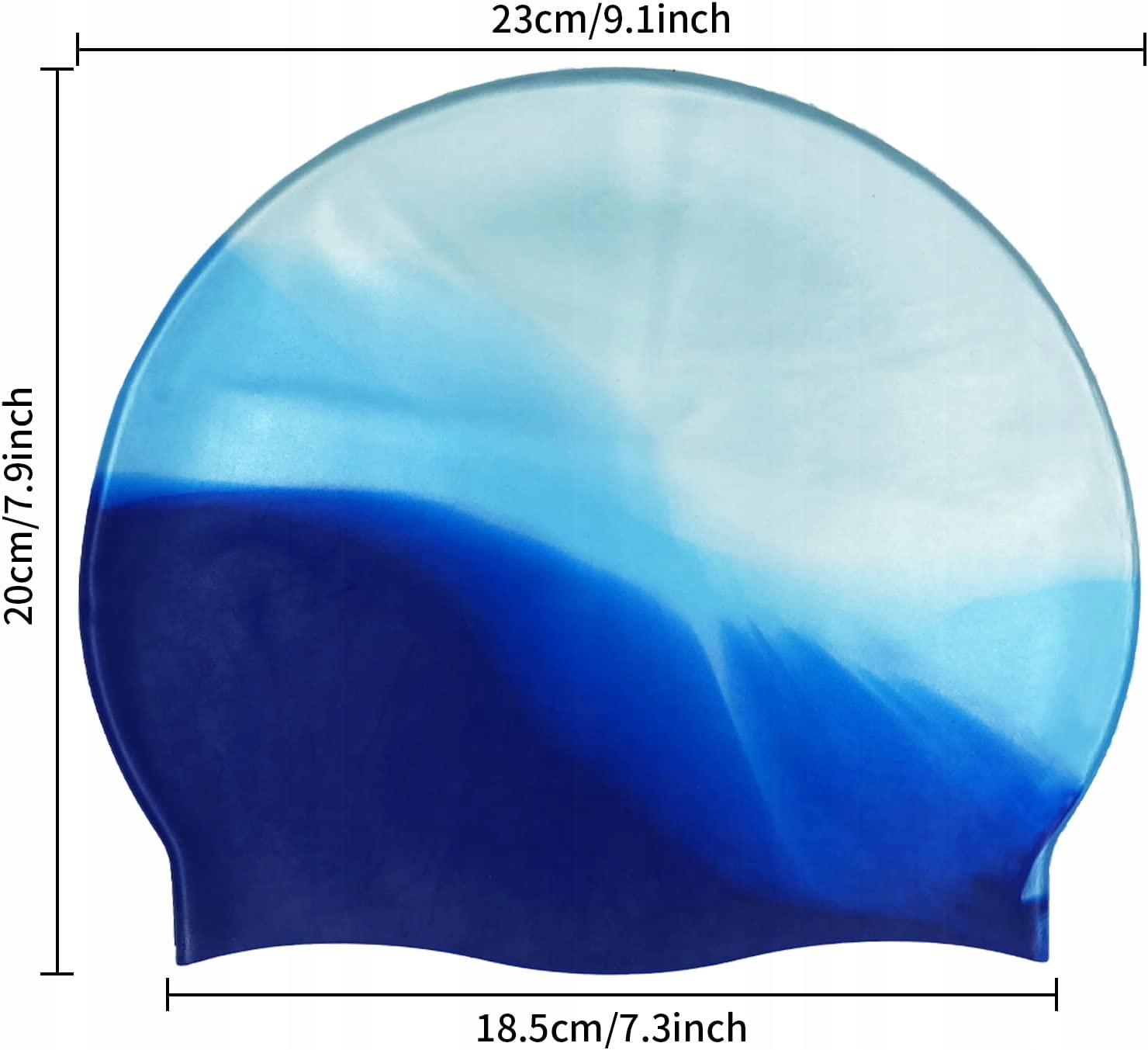 ZESTAW CZEPKÓW PŁYWACKICH ANTYPOŚLIZGOWE 2 SZTUKI Kod producenta DFES43