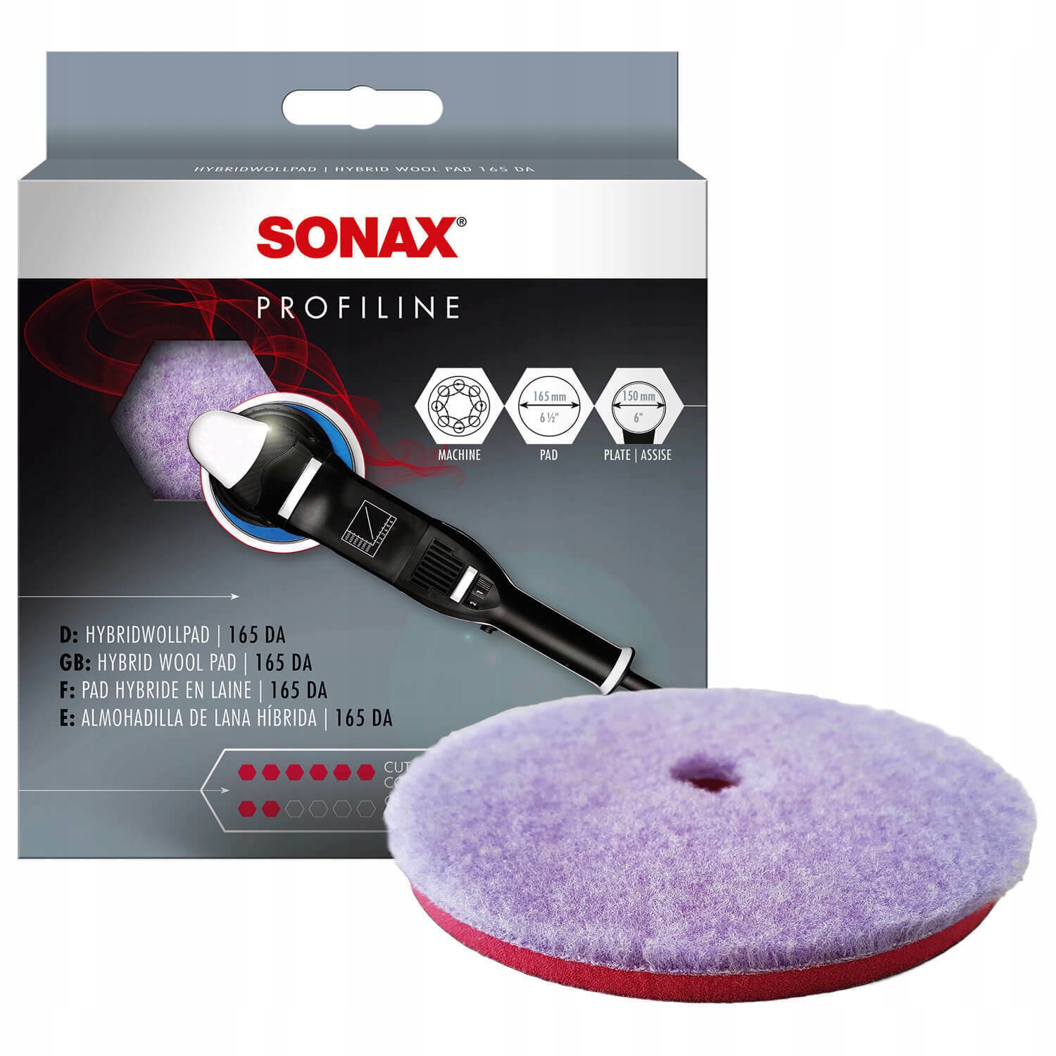 

Sonax Hybrid Wollpad 143 Da Wełniany Pad Polerski