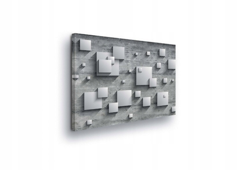 Obraz 100x75 Efekt 3D geometrie abstrakce minimalismus textura světlost