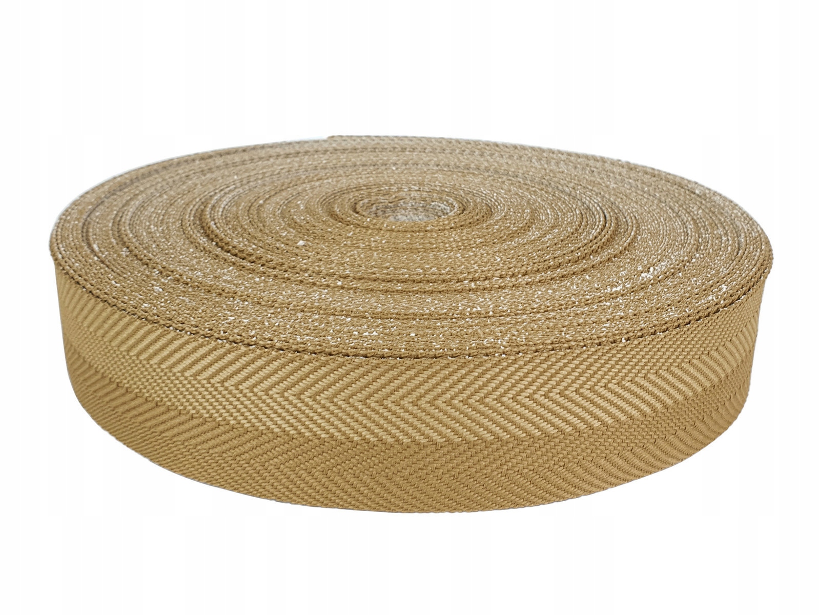 Nábytková kobercová dokončovací páska Diy Pásek béžovo-zlatý 4 cm x 40 m
