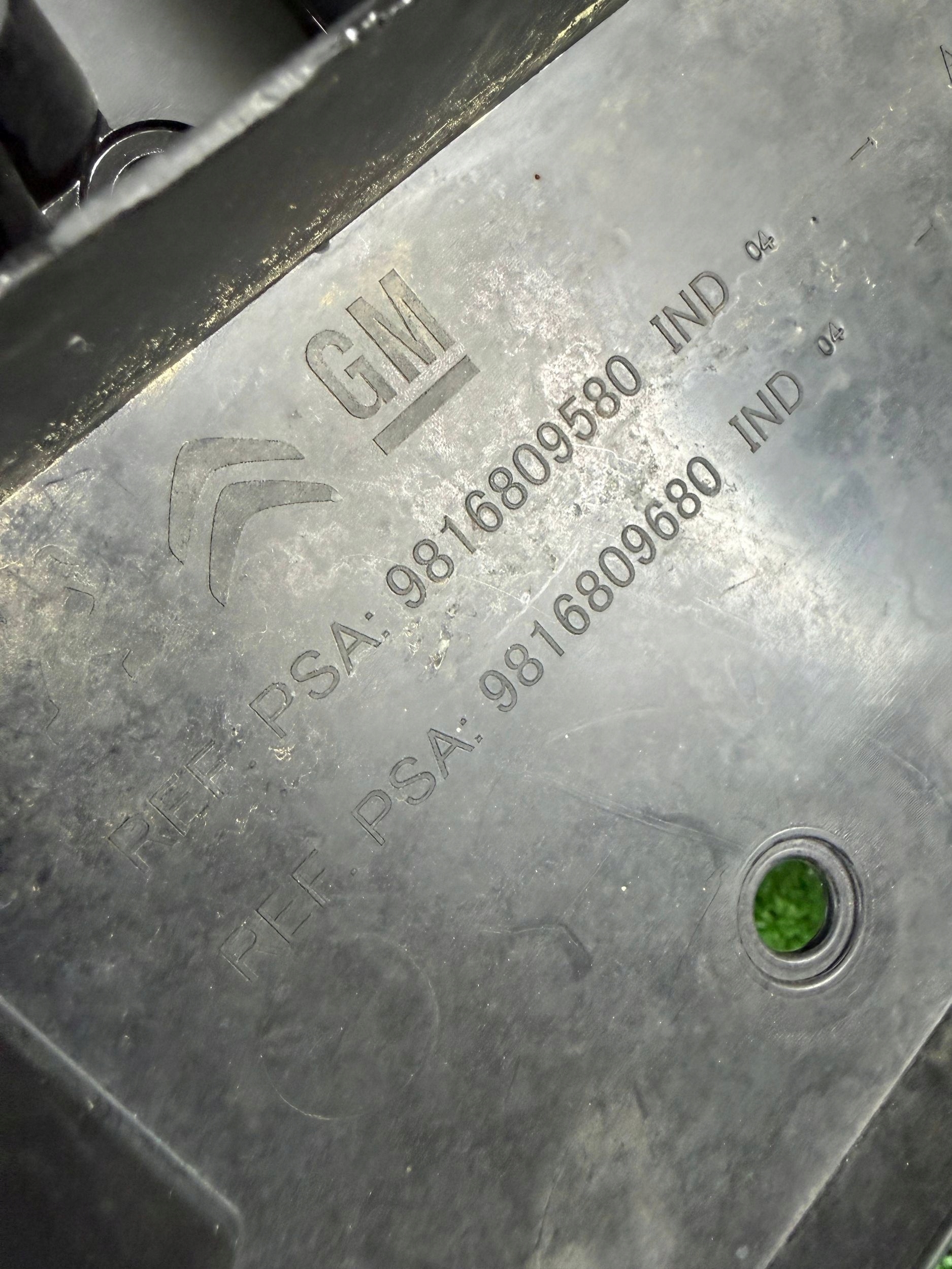 CITROEN BERLINGO III 3 cover cover below bumper front 9816809580