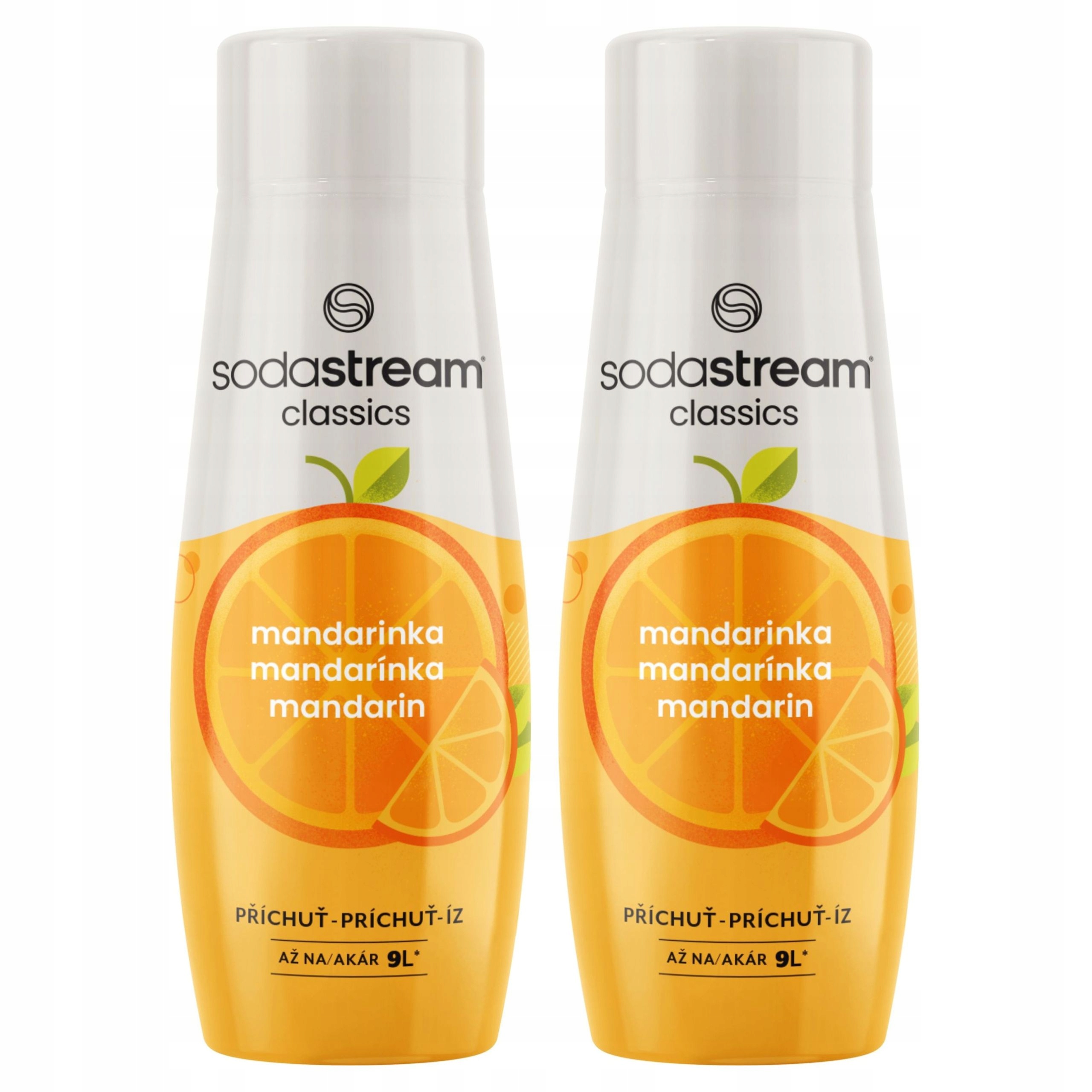 Levně Sodastream Mandarinka sada sirupů do saturátoru 2 ks x 440 ml
