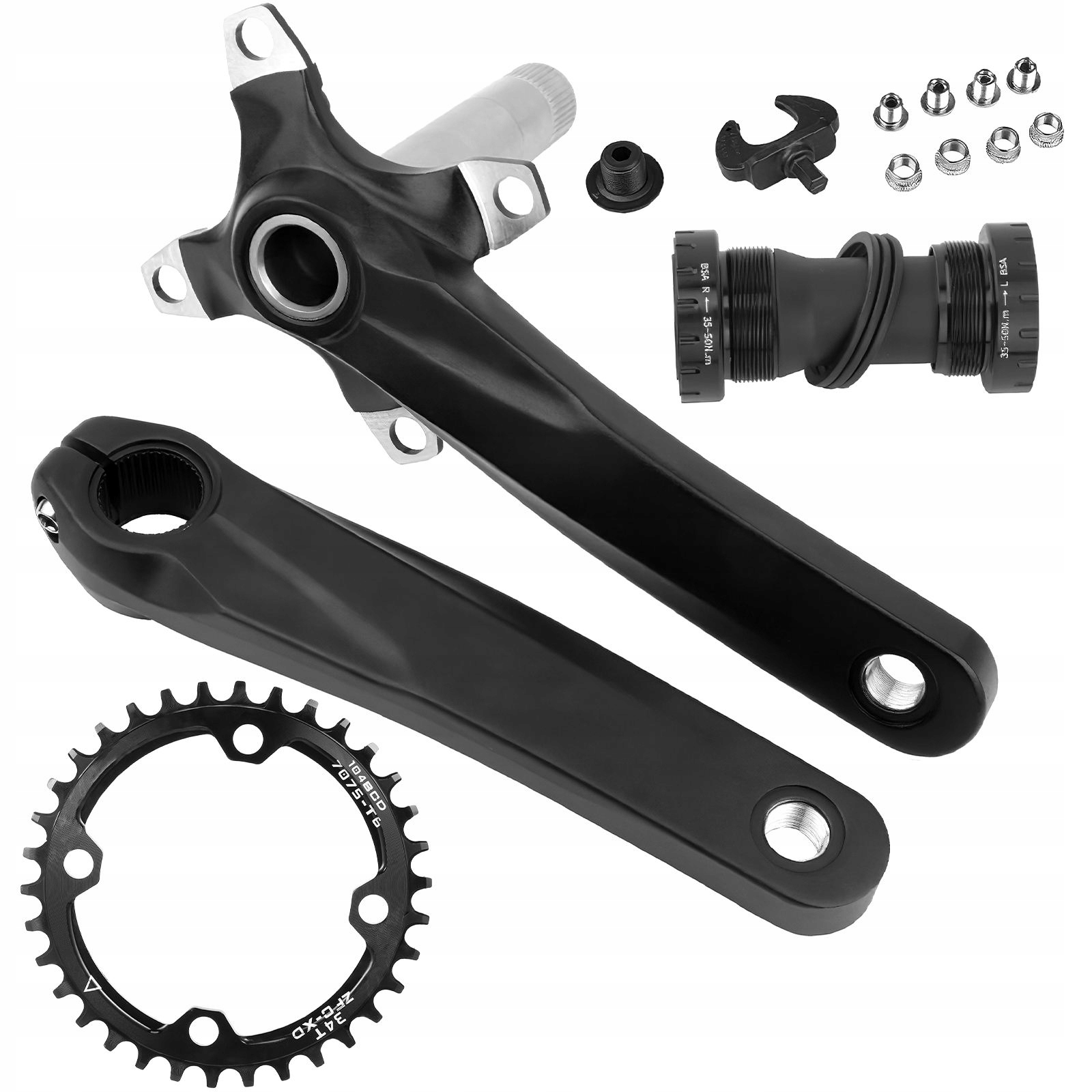 1ZEST Wytrzymały Zestaw Korb Mtb Lekkiego Stopu Aluminium