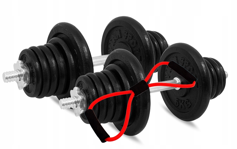 

Hantle Żeliwne 50 Kg Regulowane Zestaw 2 X 25 Kg