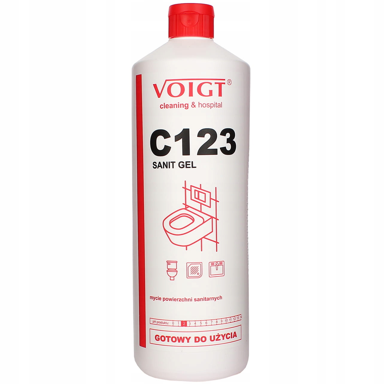 

**C123 Sanit Gel Mycie powierzchni sanitarnych**