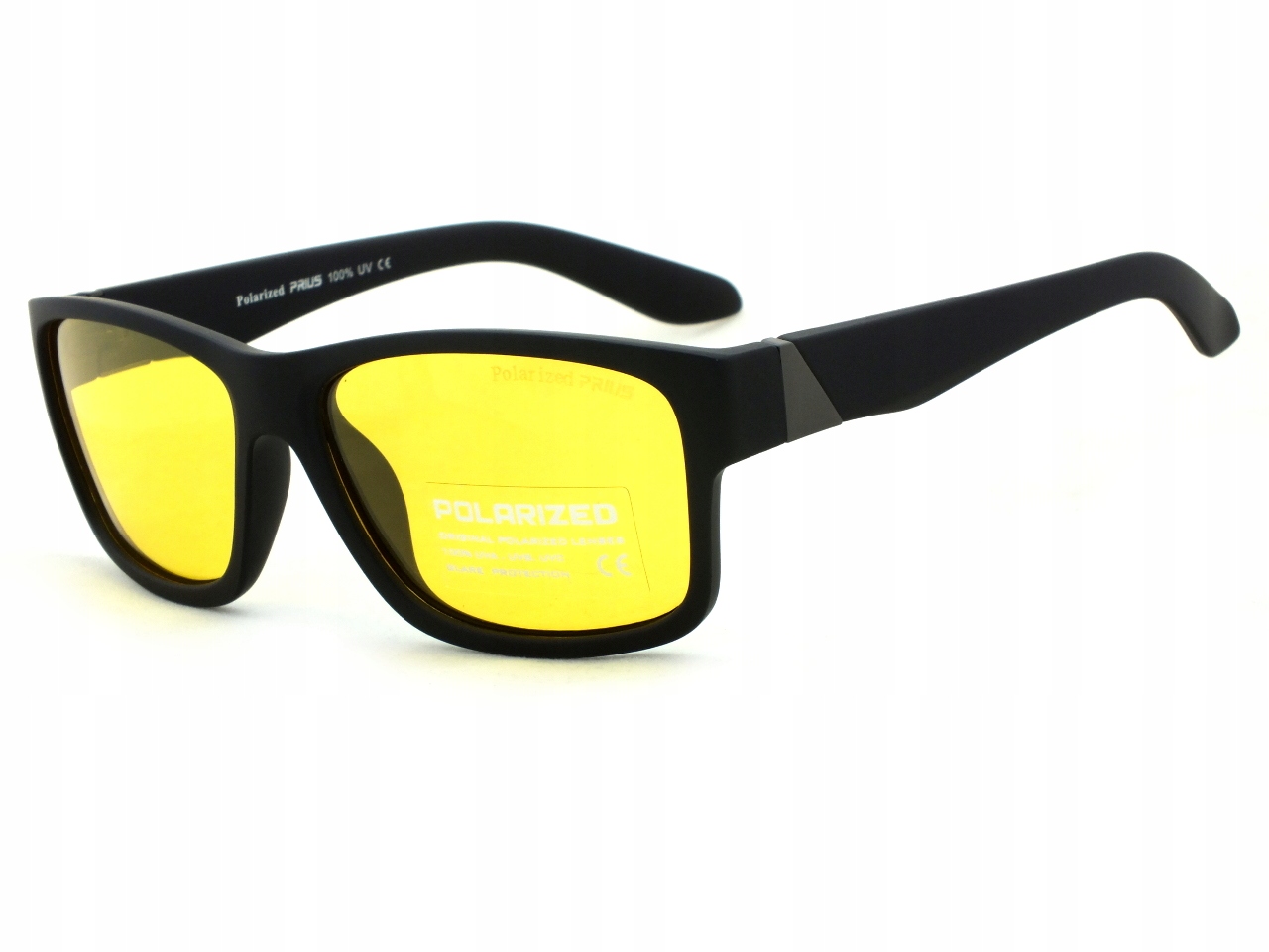 Okulary Rozjaśniające z Polaryzacją Prius Polarized Żółte do Jazdy Nocą
