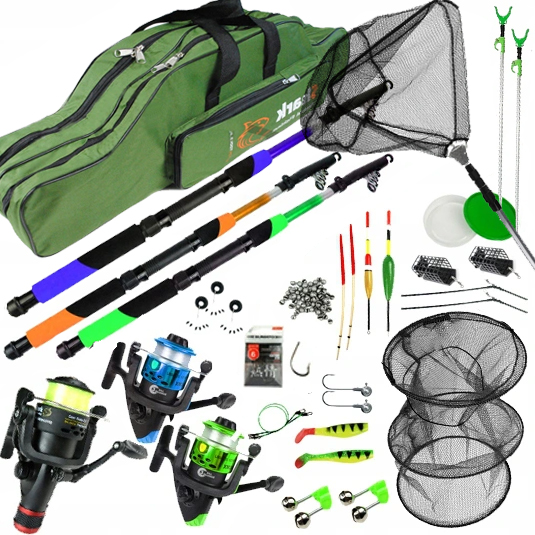 Zestaw Wędkarski Spławik Grunt Spinning XXL