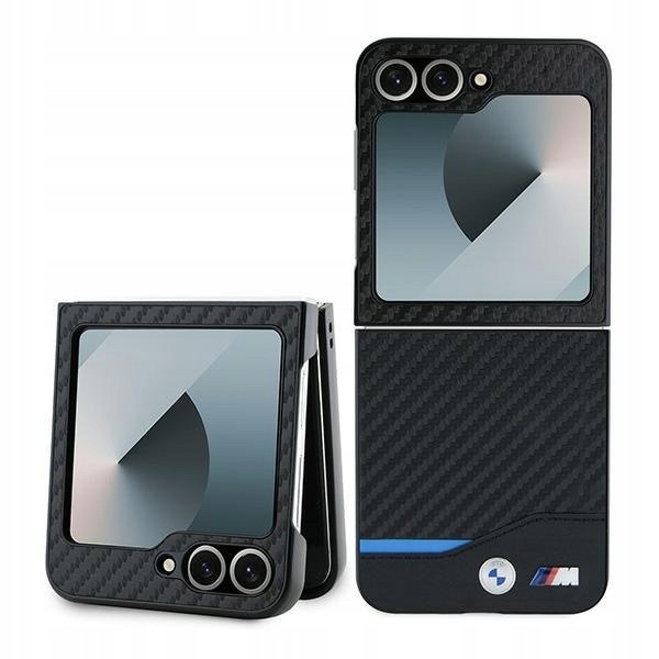 Bmw BMHCZF622NBCK Z Flip6 F741 Z Flip7 Fe czarny/black hardcase Carbon Bl