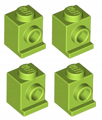 

Lego klocek 1x1 -z pinem limonka 4 szt 4070 Nowy