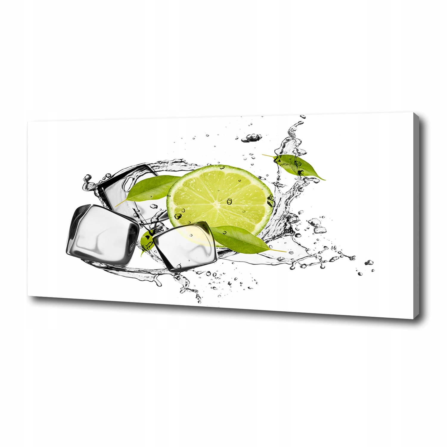 

Foto obraz na płótnie Limonka z lodem 125x50 cm
