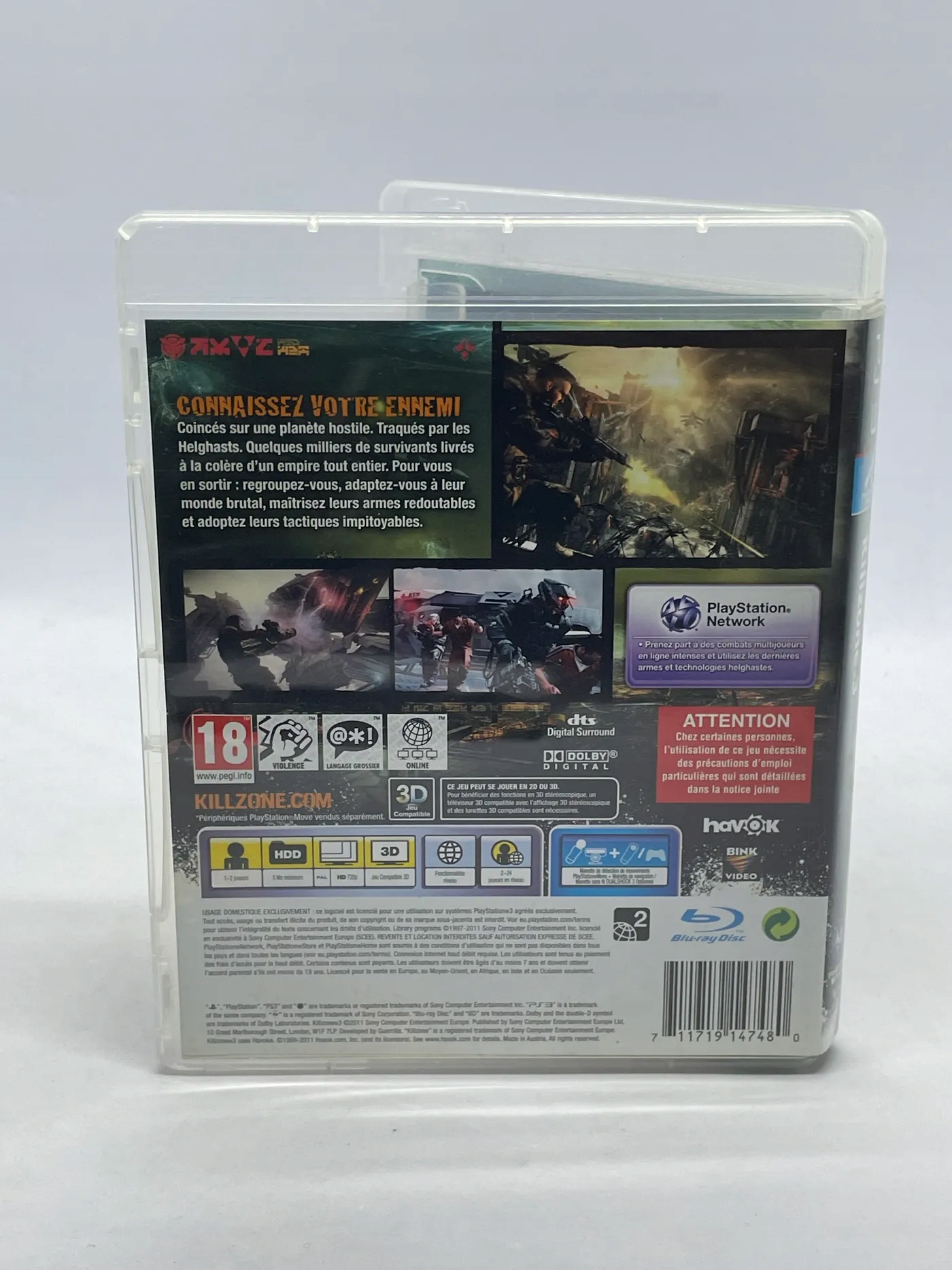 Killzone 3 PS3 Platforma PlayStation 3 (PS3)