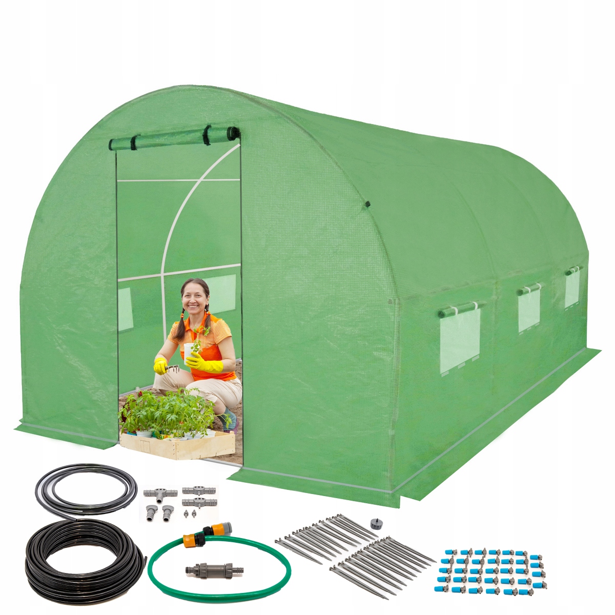 

Tunel Foliowy 2,5x4m 34 Pkt System Nawadniania